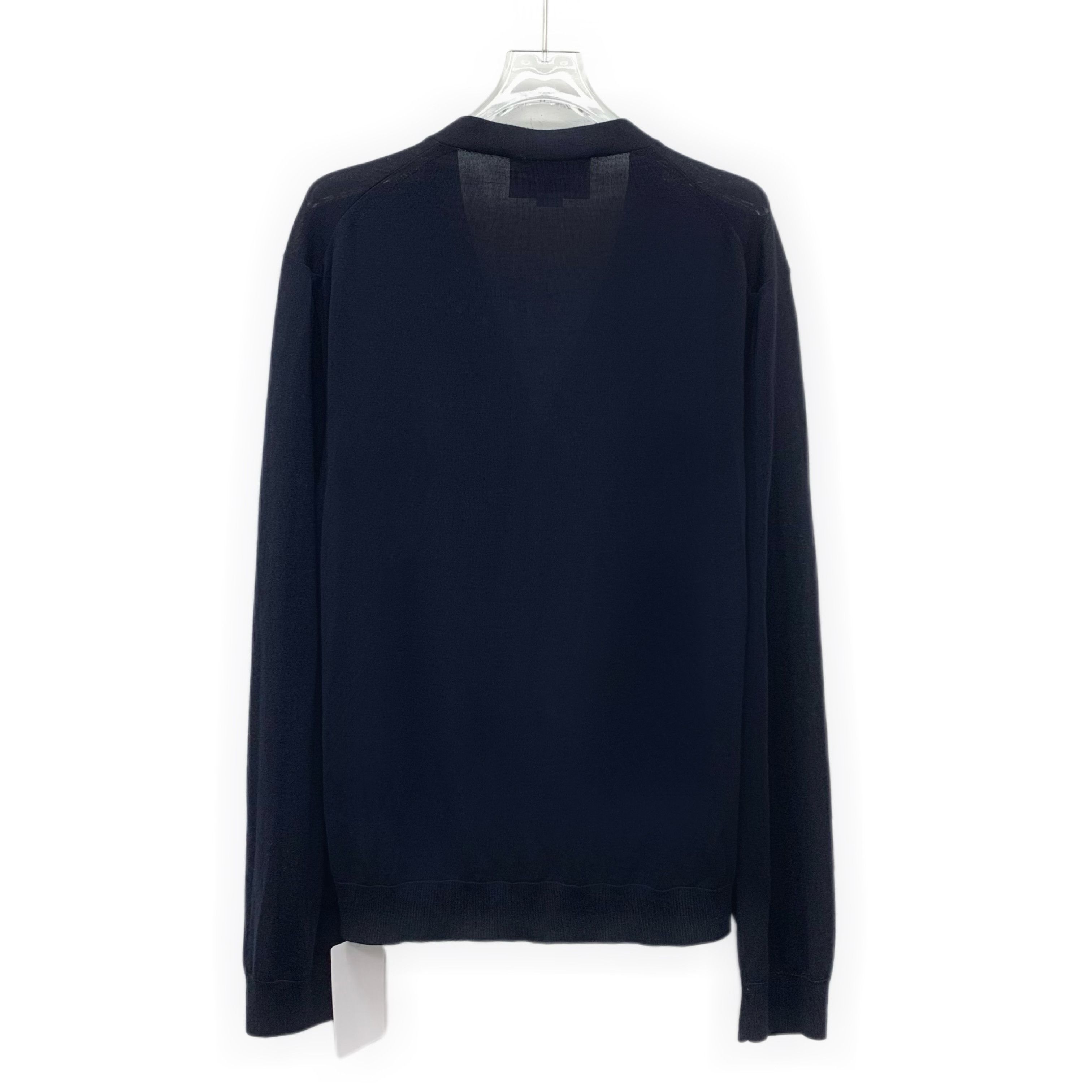 Gucci Gucci Wool Cardigan Navy (L) Size US L / EU 52-54 / 3 - 2 Thumbnail