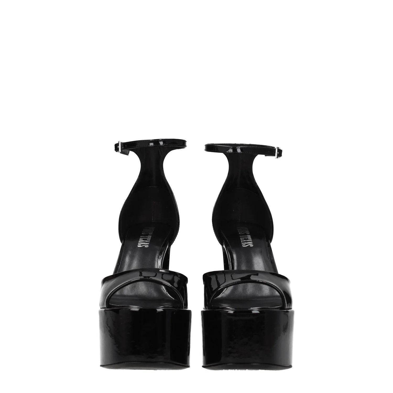 Paris Texas ob1o1e1124 Patent Leather Sandals in Black Size US 8 / IT 38 - 3 Thumbnail