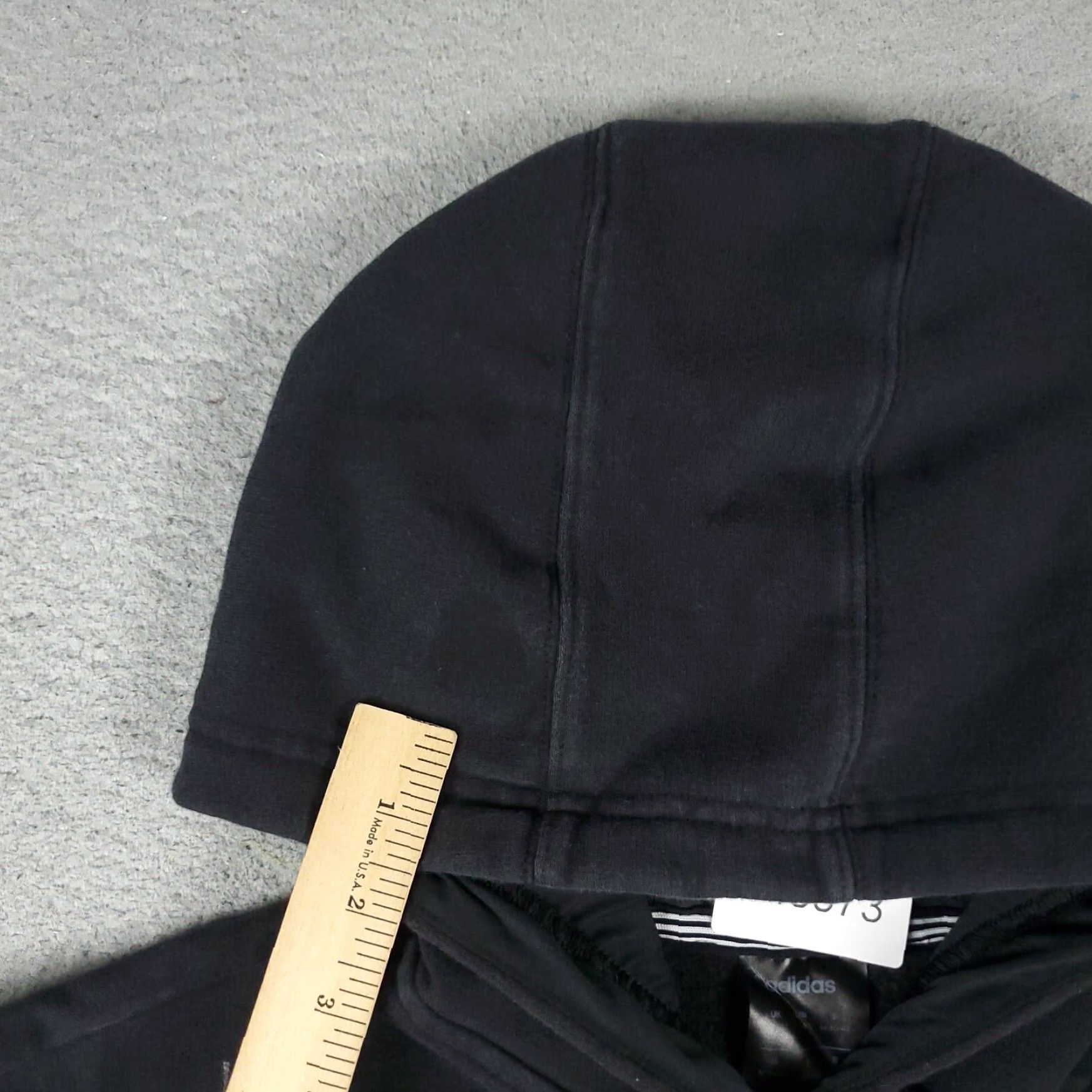 Adidas Adidas Womens Medium Black Pullover Hoodie Sweatshirt Size M / US 6-8 / IT 42-44 - 4 Thumbnail
