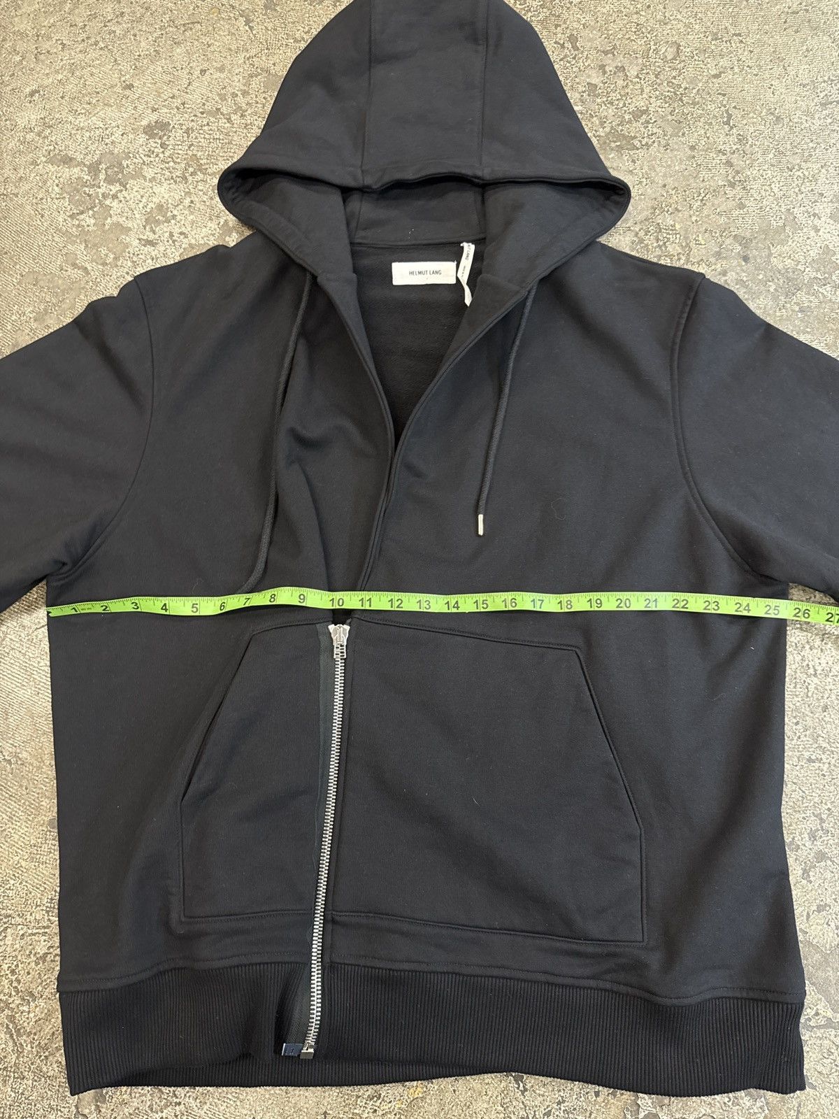 Helmut Lang Helmut Lang Overlap Zip Hoodie Size US XL / EU 56 / 4 - 8 Thumbnail