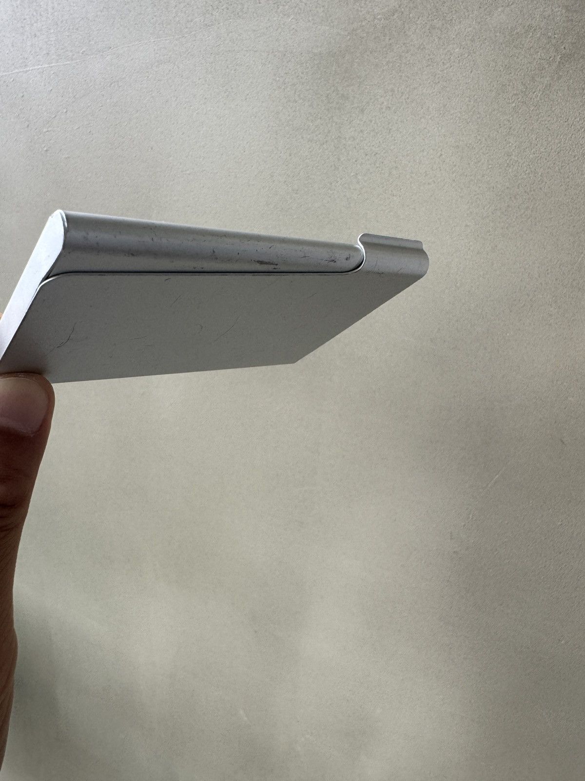 Japanese Brand Minimal Design Aluminium Super Light Card Holder Case Flip Box Size ONE SIZE - 4 Thumbnail