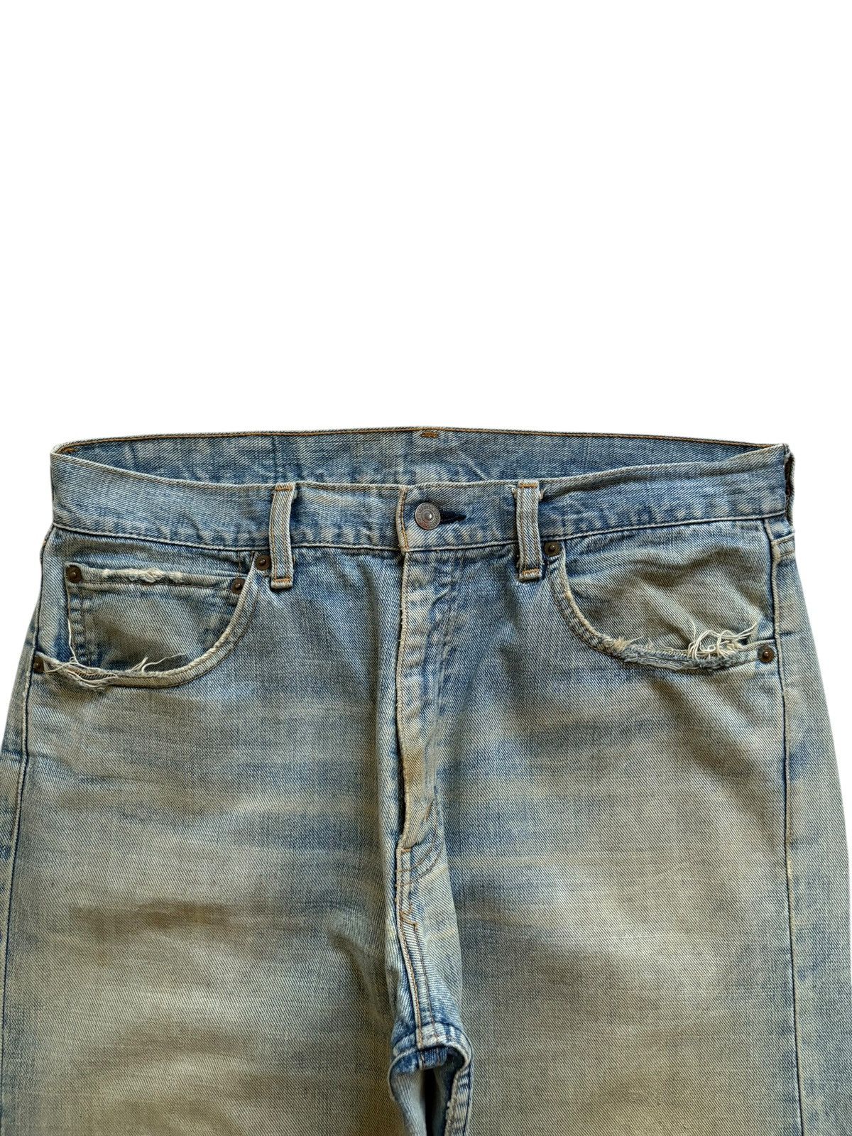 Levi's Vintage 90s Levis 534 Rusty Mud Wash Distressed Baggy Jeans Size US 34 / EU 50 - 4 Thumbnail