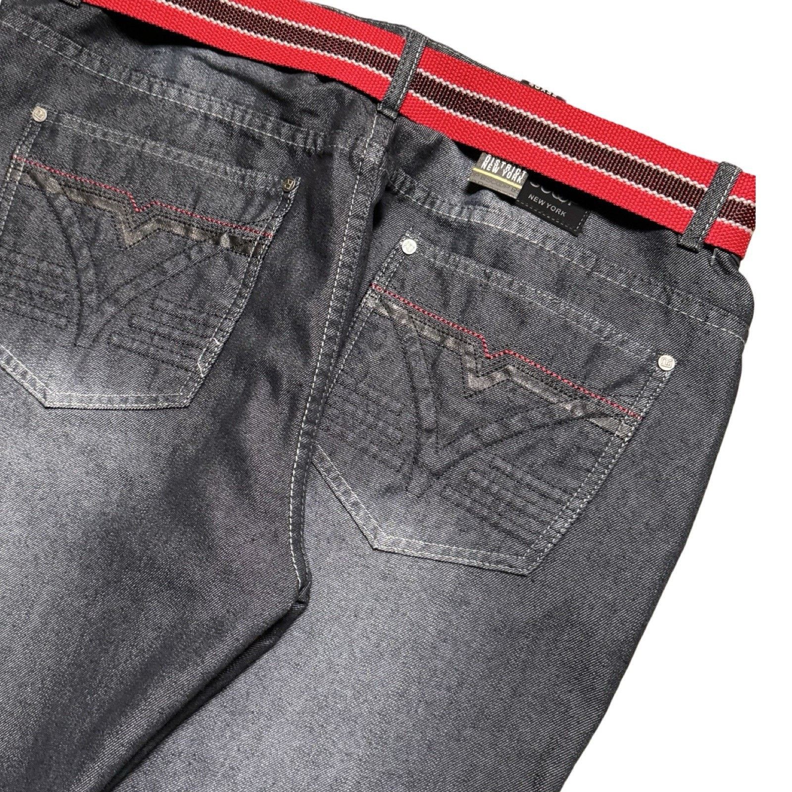 Other Vintage Y2K LR Scoop Dark Wash Baggy Loose Fit Jeans 40 X 32 Size US 40 / EU 56 - 3 Thumbnail