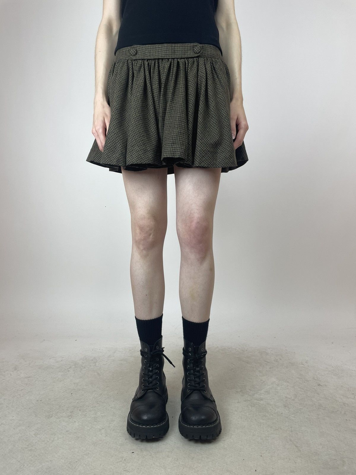 Jack Wills × Vintage Jack Wills Wool pleated mini skirt Womens size 8 Size 27" / US 4 / IT 40 - 3 Thumbnail
