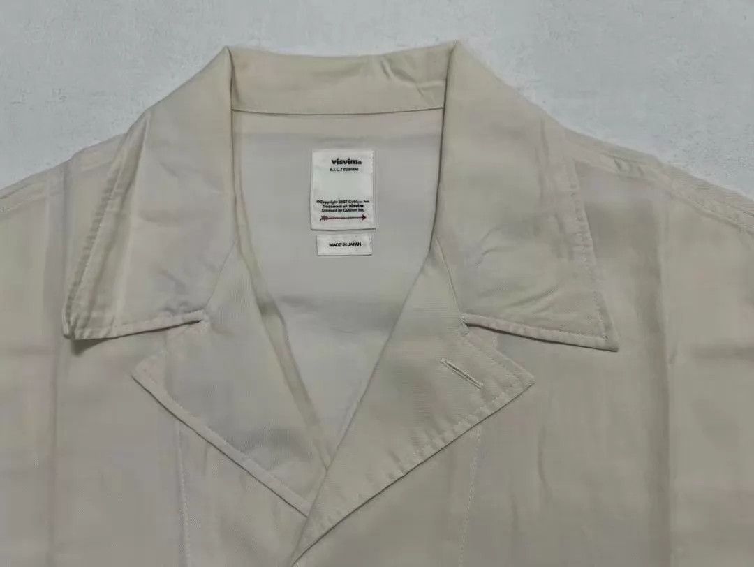 Visvim Visvim 19SS Cornet F.I.L. 2-Pocket SS Ivory 3 (Used, Oxidation, Badges) Size US L / EU 52-54 / 3 - 2 Thumbnail