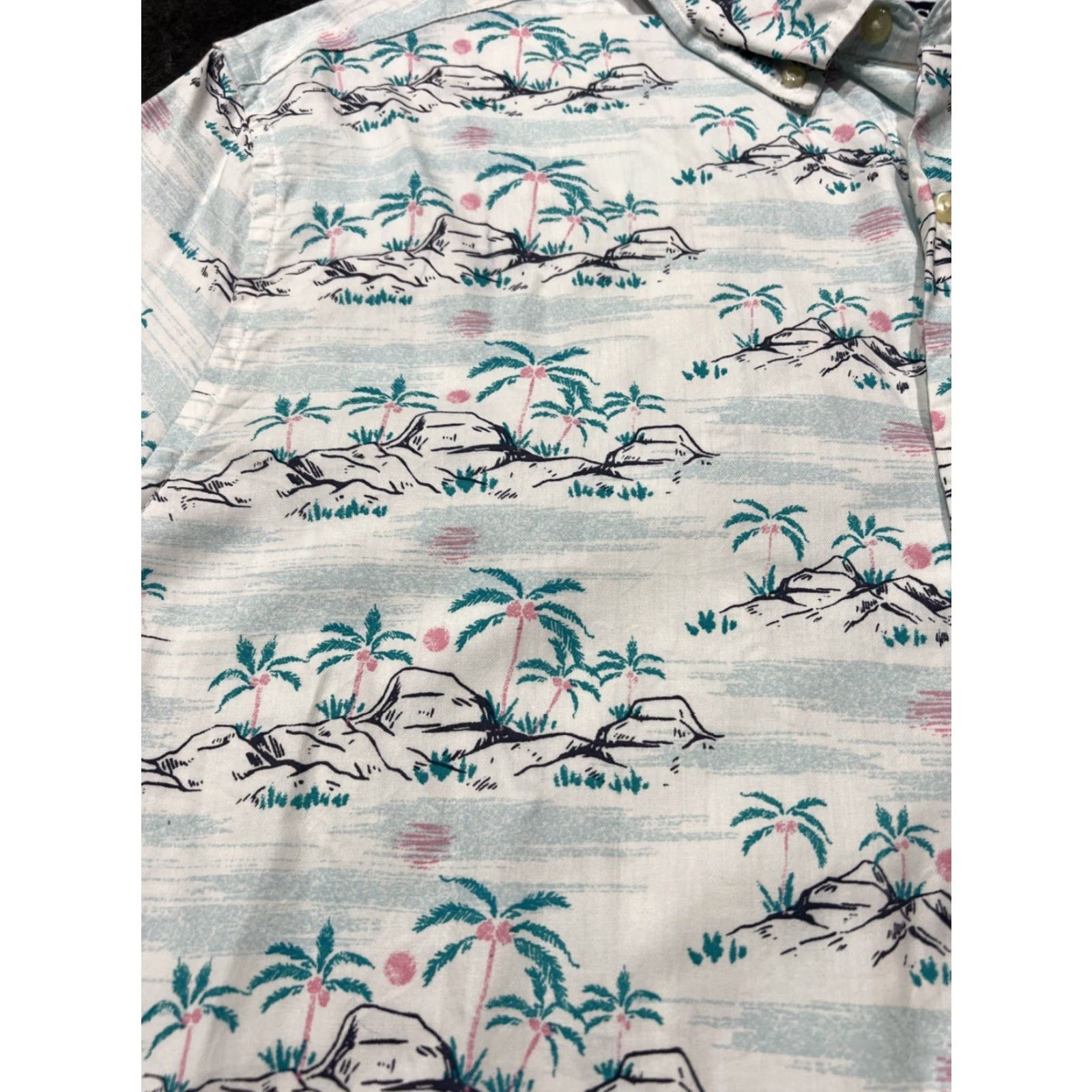 Chaps Chaps Shirt 2XLT S/S Button-Down Hawaiian Floral Red Mens Big & Tall Size US XXL / EU 58 / 5 - 5 Thumbnail
