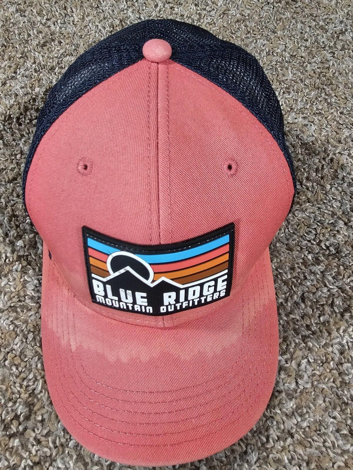 Our Legacy Blue Ridge Mountain Outfitters Snapback Hat Salmon Blue Mesh Size ONE SIZE - 2 Thumbnail