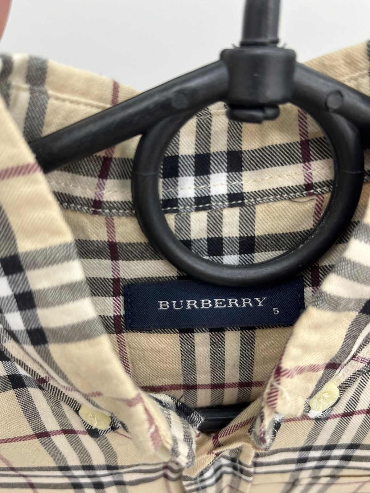 Burberry Burberry Nova Check Kids Cotton Shirt Size US XXS / EU 40 - 3 Thumbnail