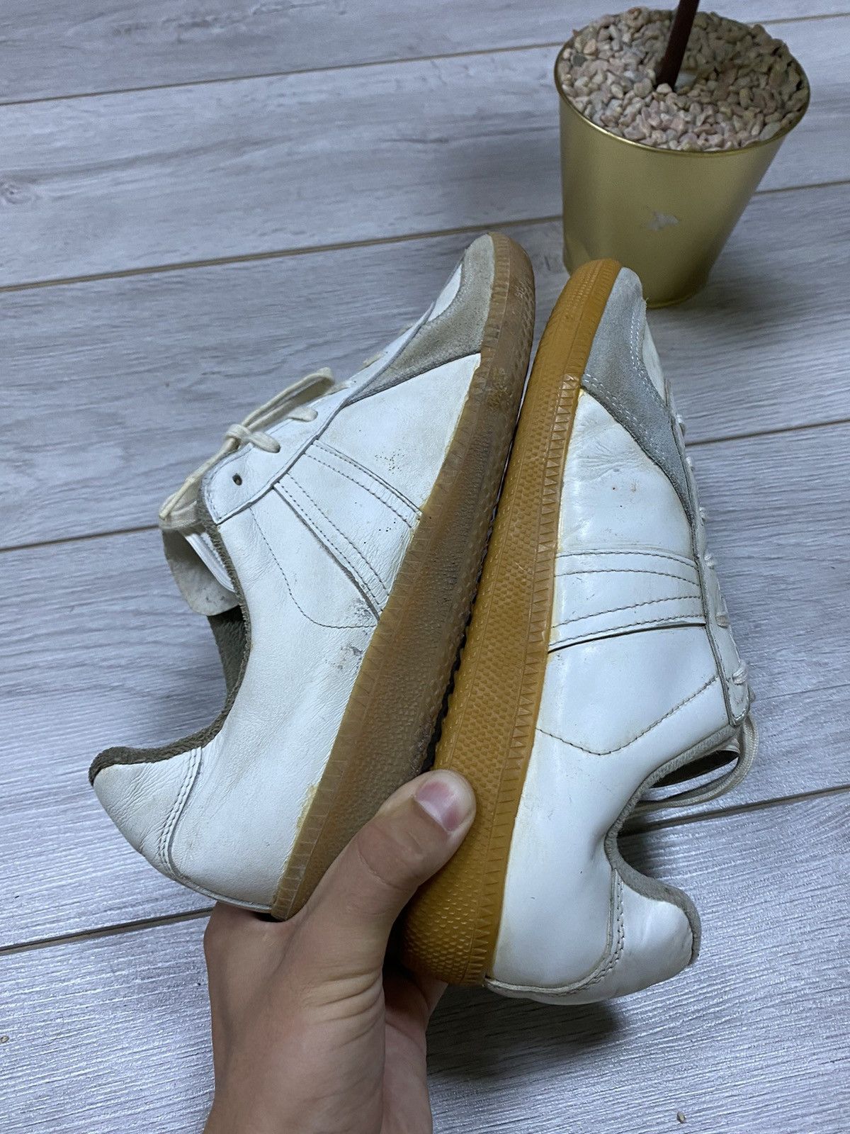 Vintage GAT 265 BW sport Margiela style leather trainers vintage Size US 8 / EU 41 - 4 Thumbnail