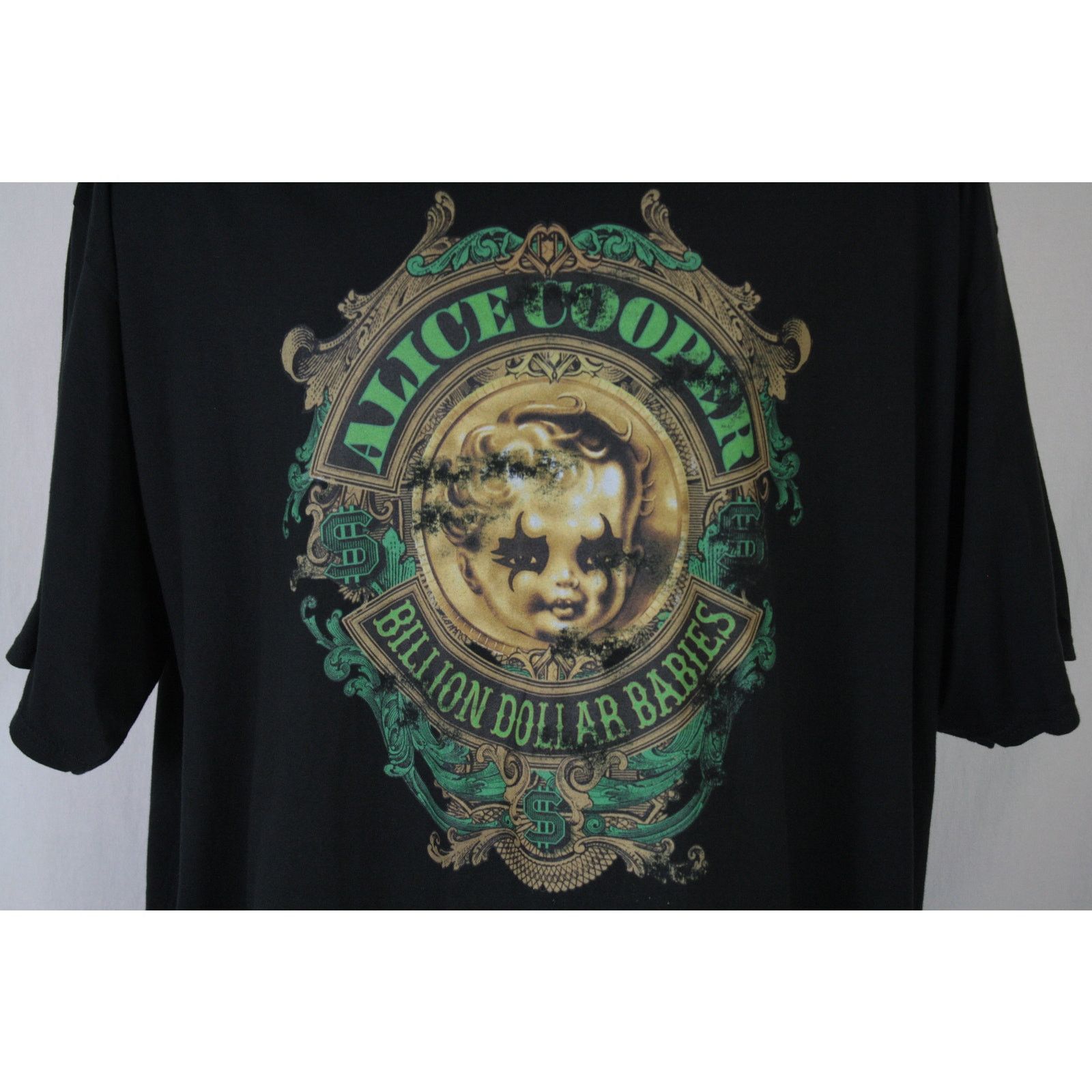 Band Tees Alice Cooper Billion Dollar Babies 4XL Black T-Shirt Size US XXL / EU 58 / 5 - 2 Thumbnail