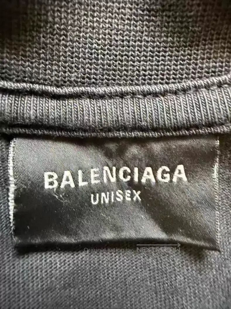 Balenciaga Balenciaga Black Statue of Liberty Destroyed Short Sleeve Size US S / EU 44-46 / 1 - 3 Thumbnail