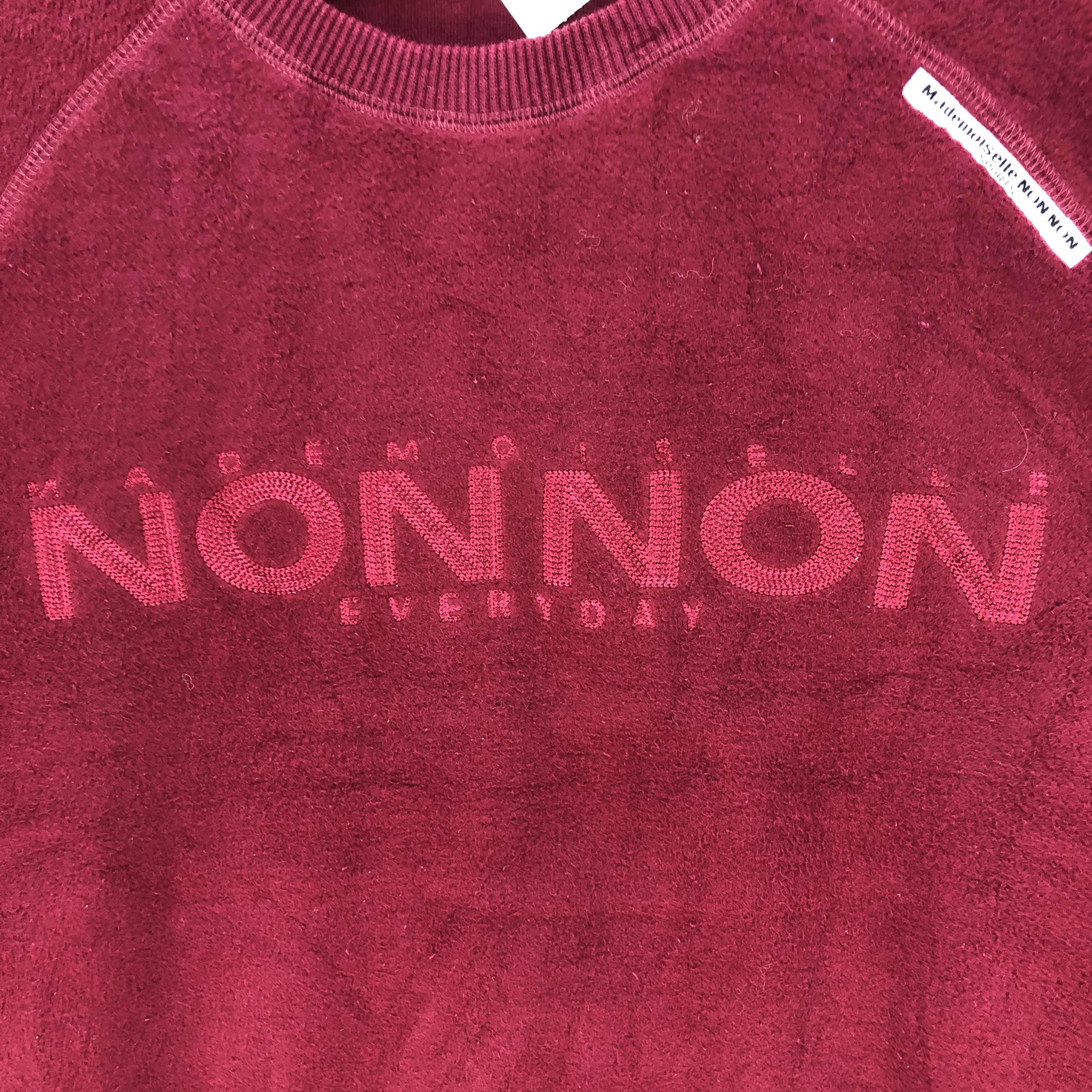 Japanese Brand Vintage Mademoiselle Non Non Sweatshirt Japanese Sweater Size US XL / EU 56 / 4 - 4 Thumbnail