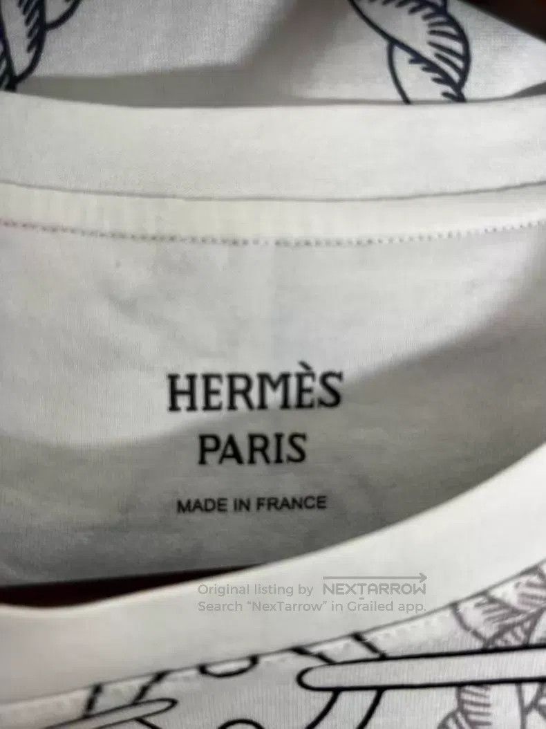 Hermes Hermes Rope Pattern Printed T-Shirt Size XXS / US 00 / IT 34 - 3 Thumbnail