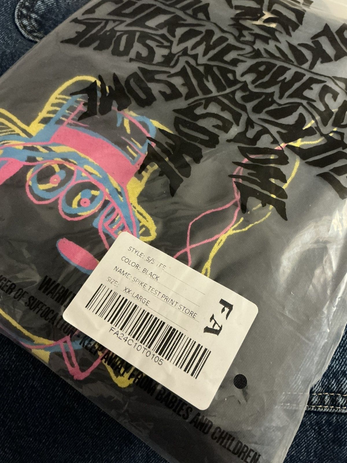 Fucking Awesome SPIKE TEST PRINT STORE TEE Size US XXL / EU 58 / 5 - 4 Thumbnail