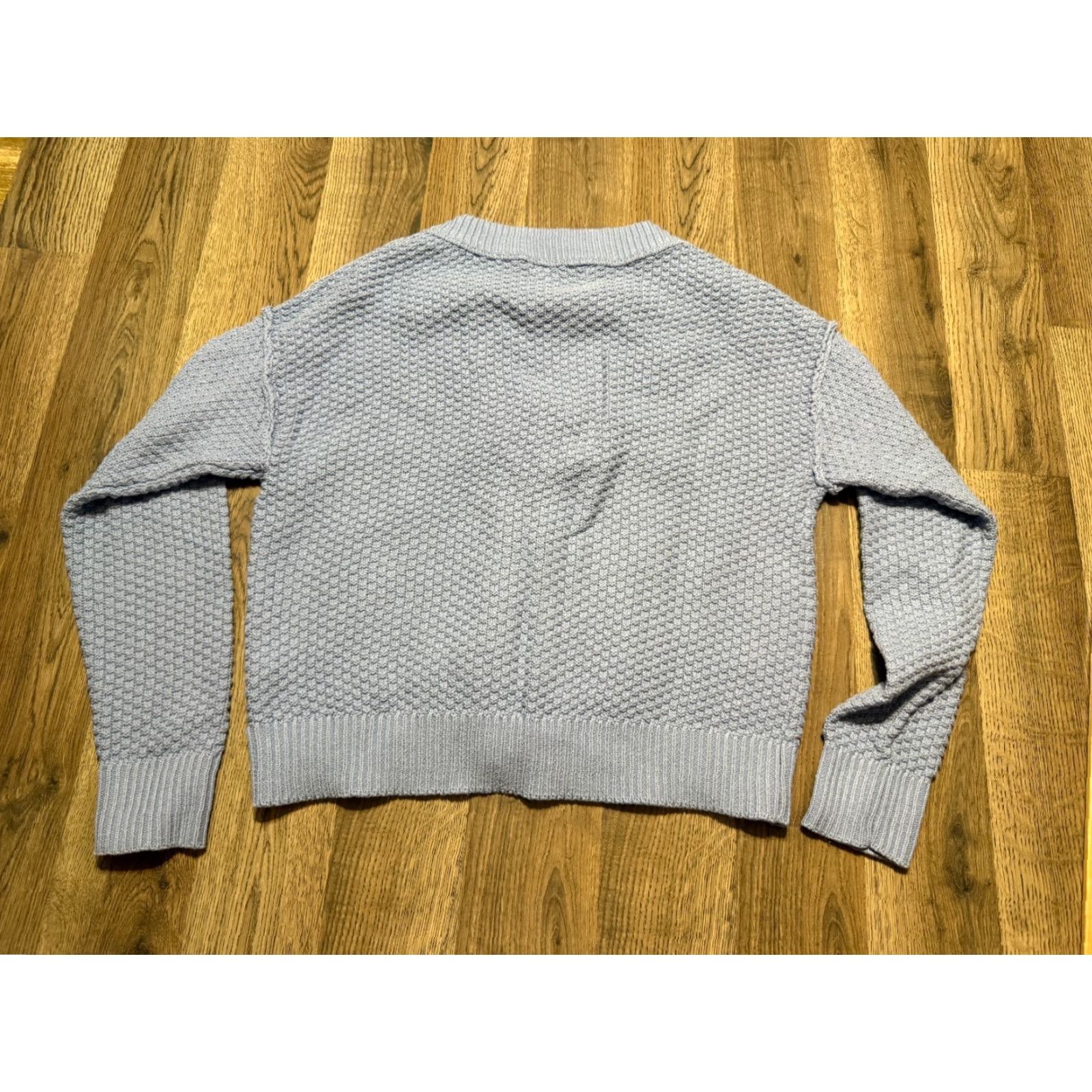 Vintage SO Sweater Women’s Small Blue Button Up Cardigan Knit Shirt? Size S / US 4 / IT 40 - 2 Thumbnail