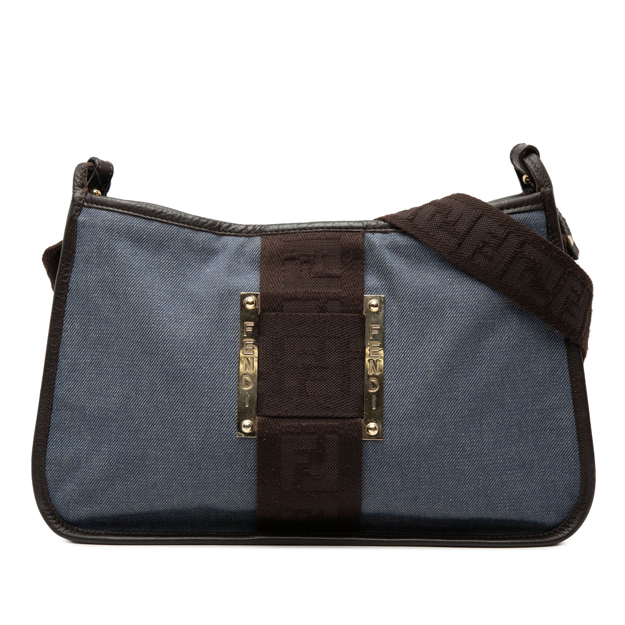 Fendi Denim Pochette Crossbody Size ONE SIZE - 1 Thumbnail