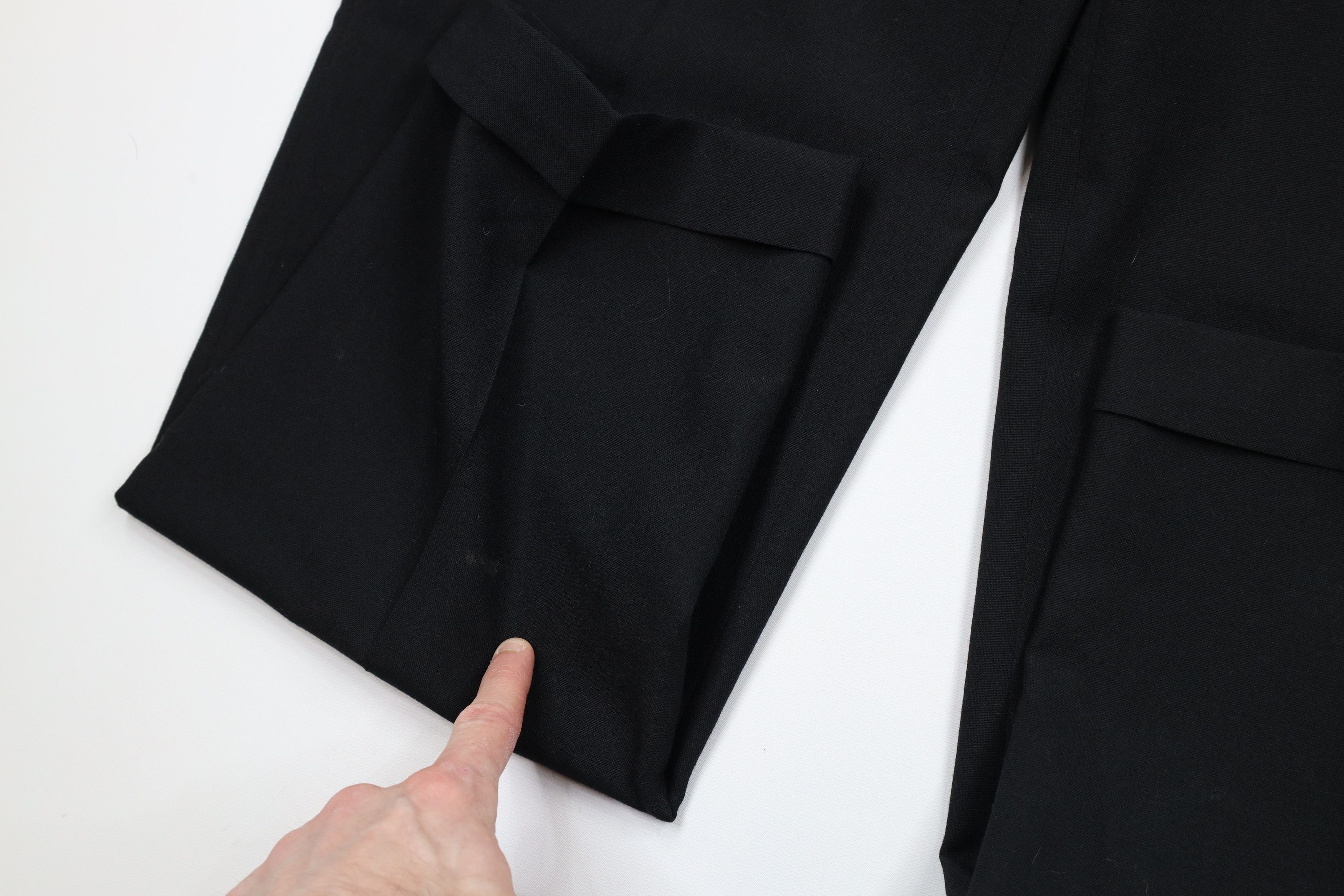 Vintage Vintage 90s Streetwear Wide Leg Chino Pants Black USA Size US 32 / EU 48 - 6 Thumbnail