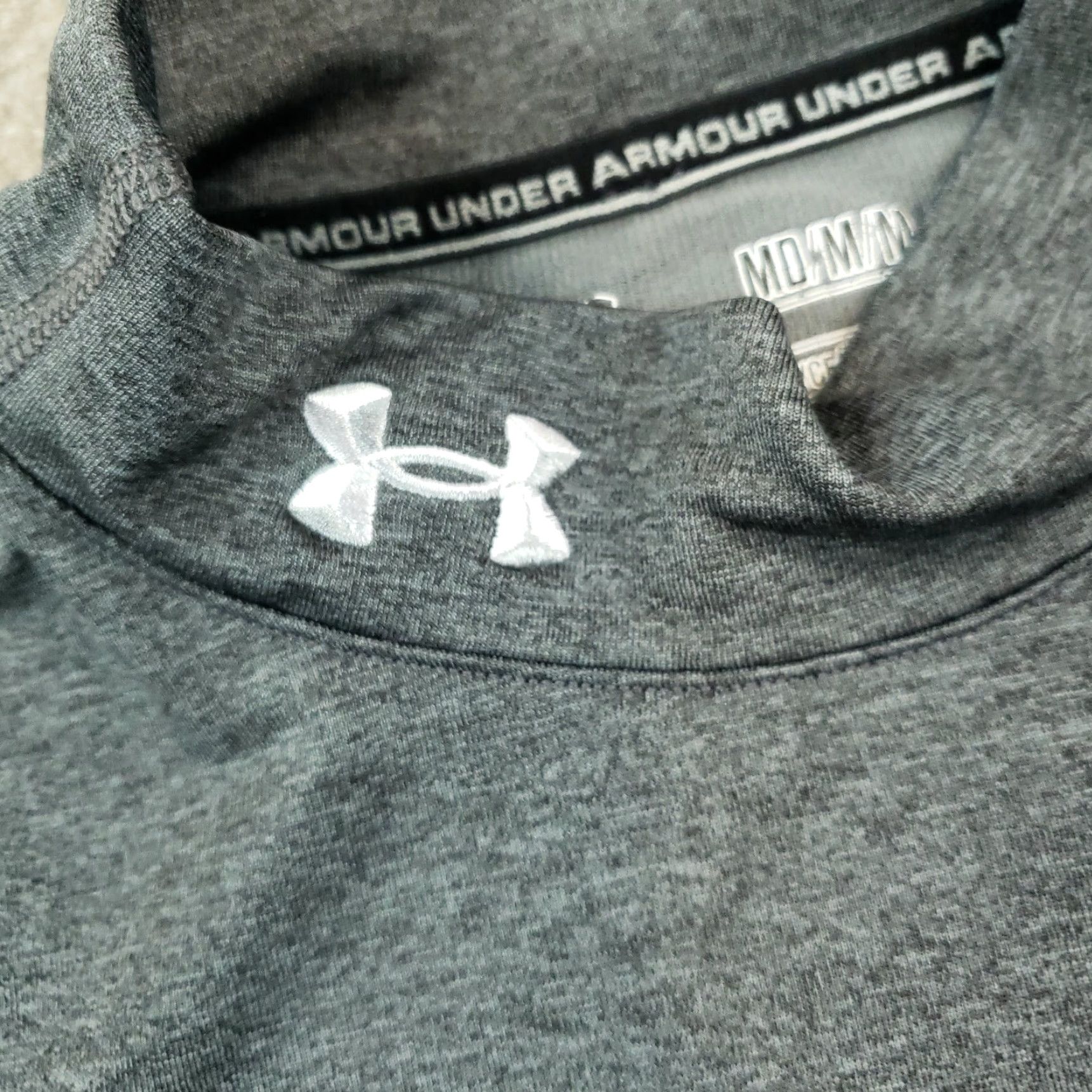 Under Armour Under Armour ColdGear Long Sleeve Outdoor Shirt Mens Medium Gray Size US M / EU 48-50 / 2 - 6 Thumbnail