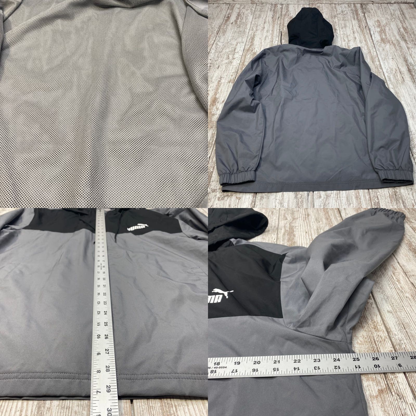 Puma Puma Windbreaker Hoodie Jacket Men's Large Full Pockets Long Sleeve 7423 Size US L / EU 52-54 / 3 - 8 Thumbnail