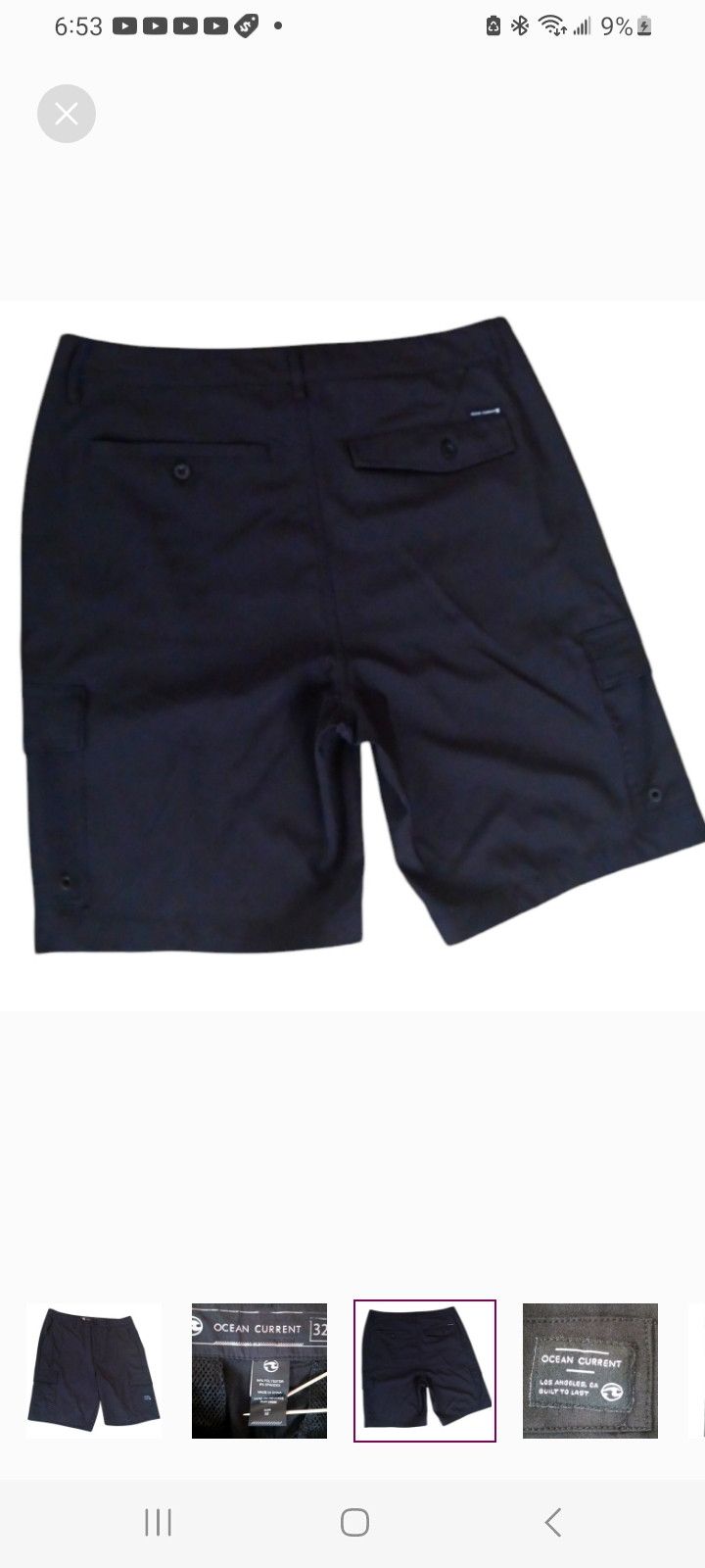 Ocean Current Ocean Current LA Men's Black Swim Shorts Size US 32 / EU 48 - 3 Thumbnail