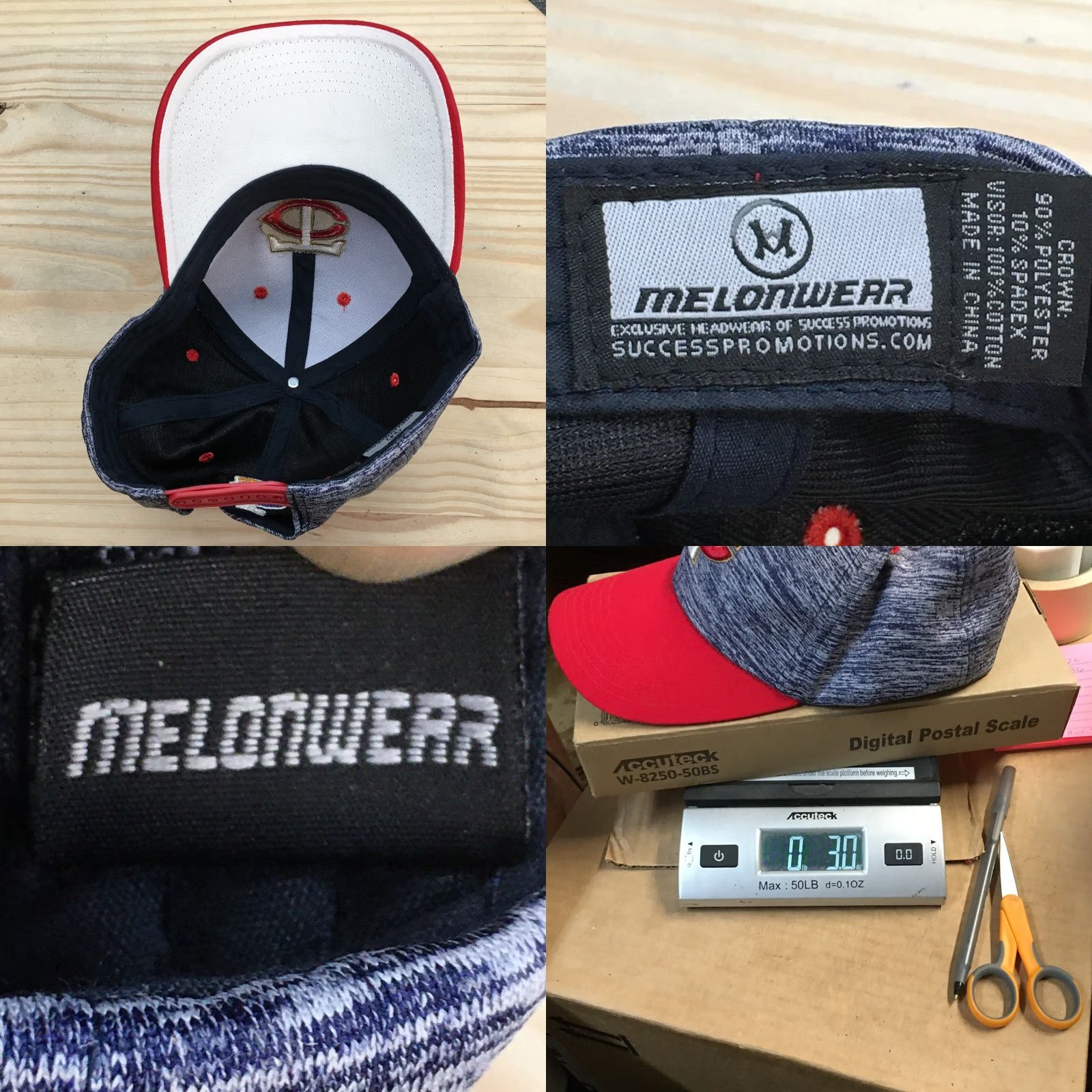 Twins MN 1 Size Blue Cotton Baseball Cap - Melonwear Mens Size ONE SIZE - 8 Thumbnail