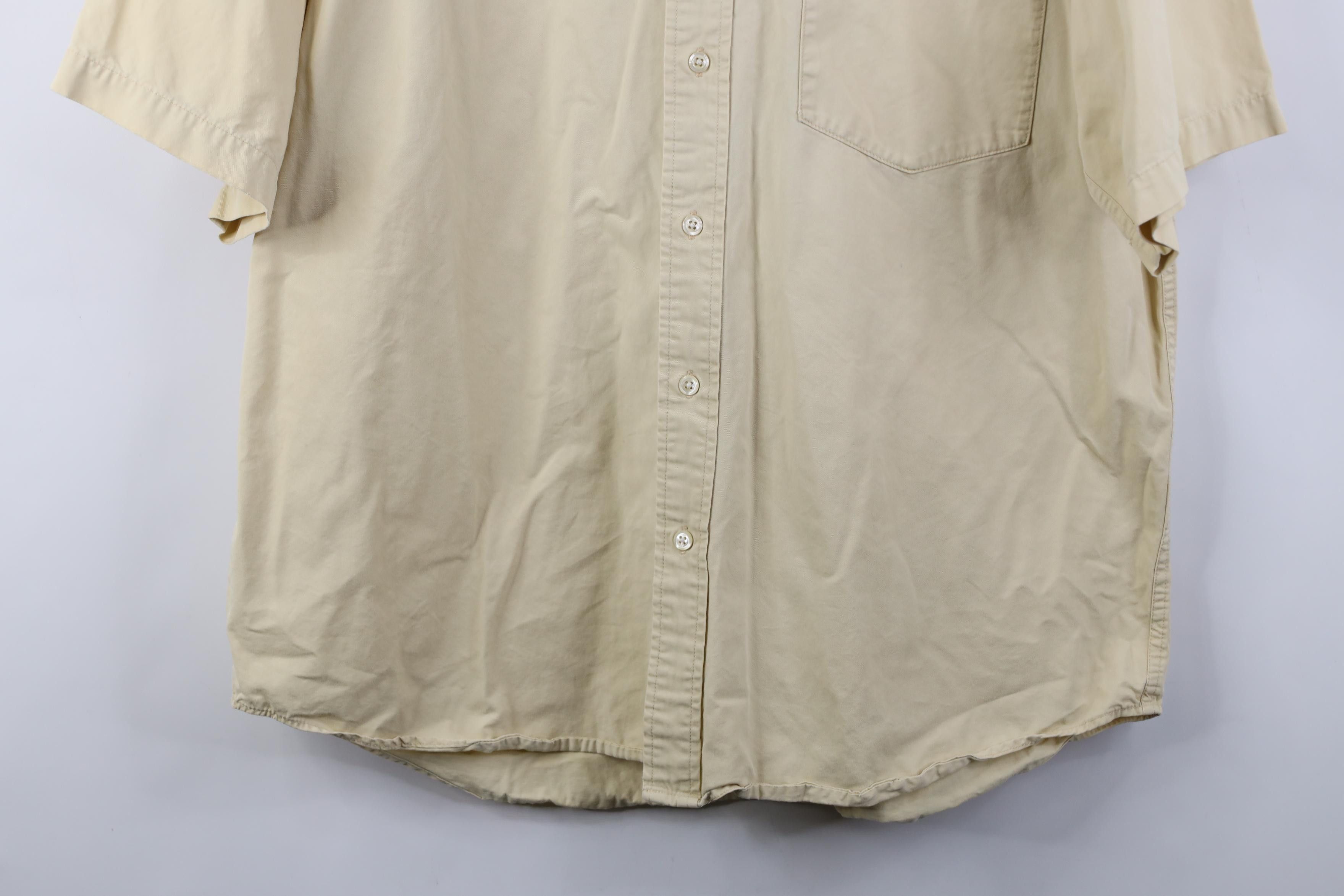 Eddie Bauer Vintage 90s Eddie Bauer Baggy Cotton Twill Button Down Shirt Size US L / EU 52-54 / 3 - 3 Thumbnail