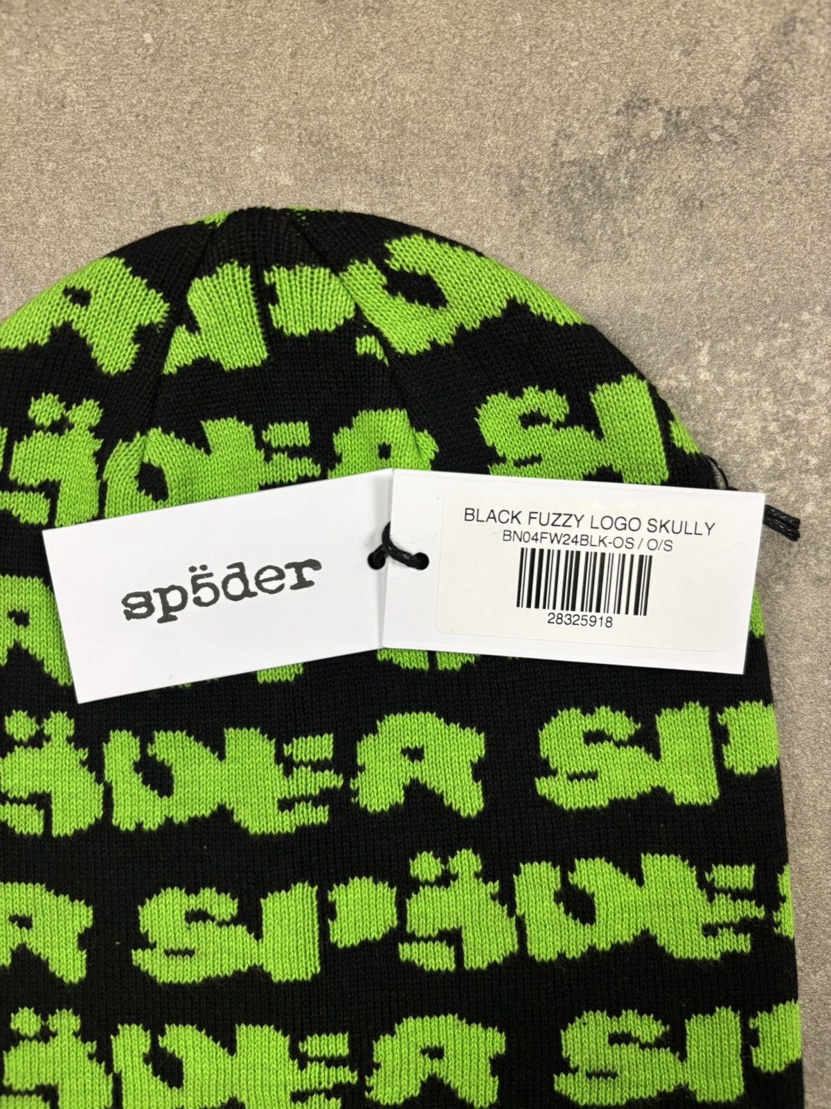 Sp5der Sp5der Fuzzy Logo Skull Size ONE SIZE - 4 Thumbnail