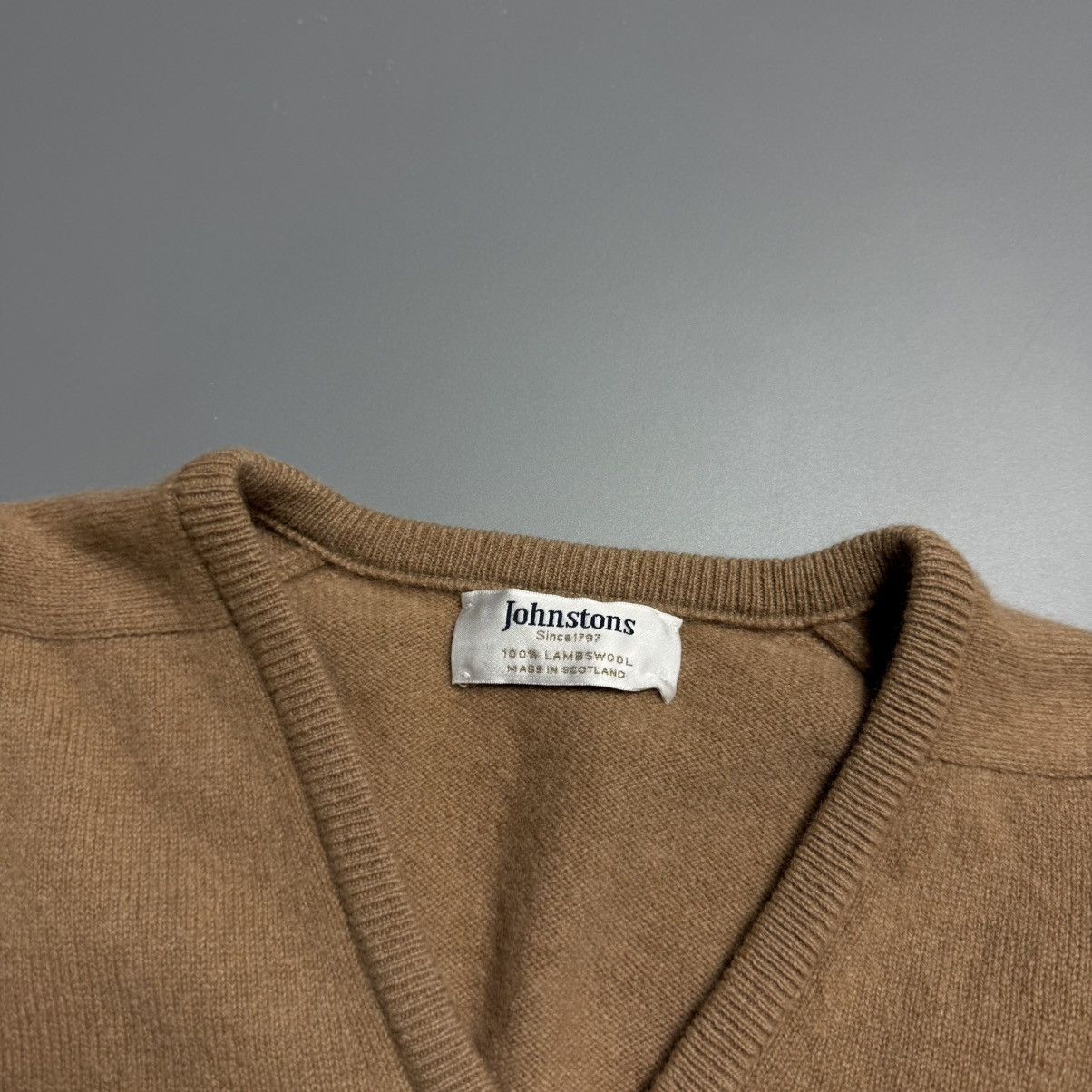 Johnstons Of Elgin Vintage Sweater Johnstons LambsWool Size US L / EU 52-54 / 3 - 4 Thumbnail