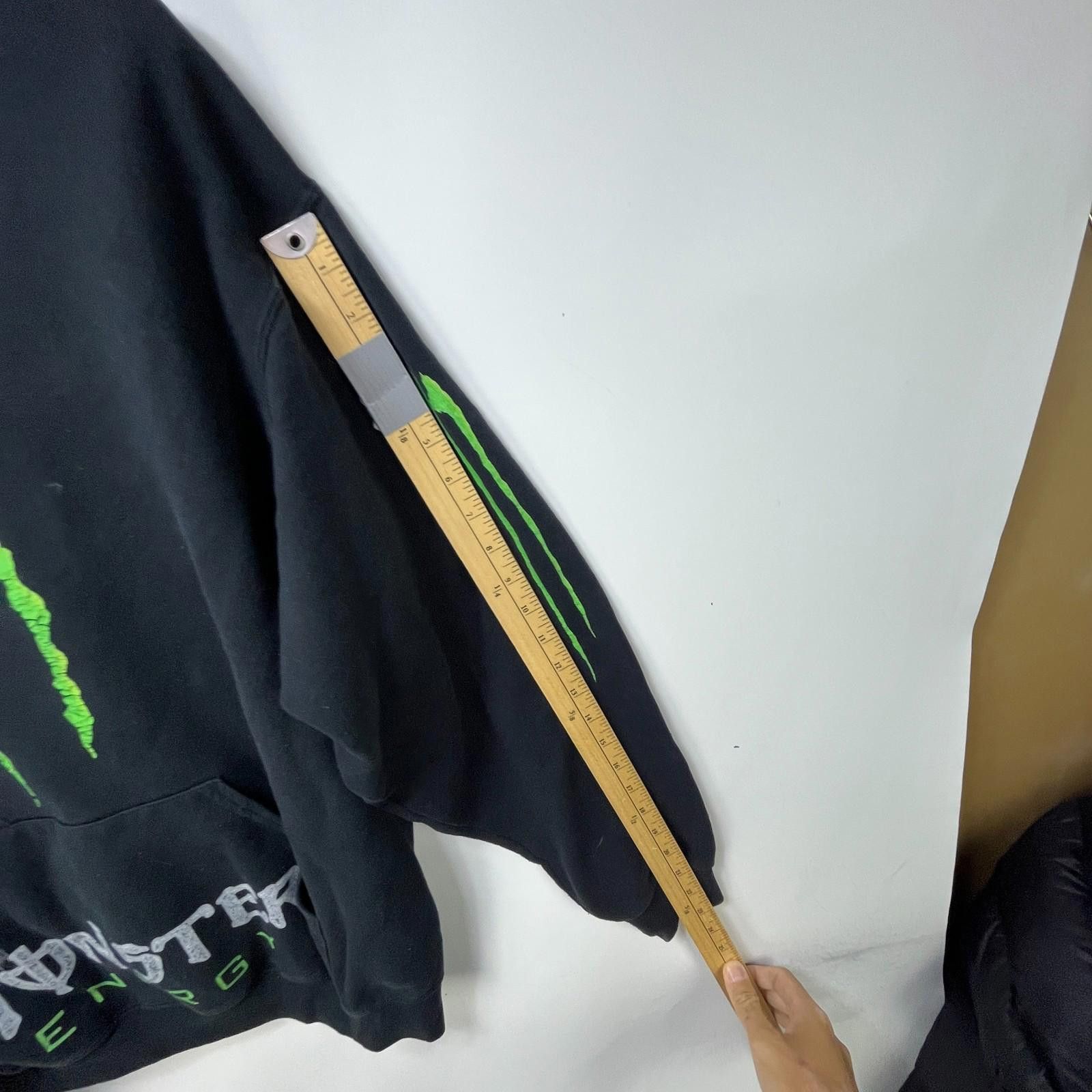 Designer Vintage Monster Energy Y2K Racing Hoodie XL Size US 36 / EU 52 - 9 Thumbnail