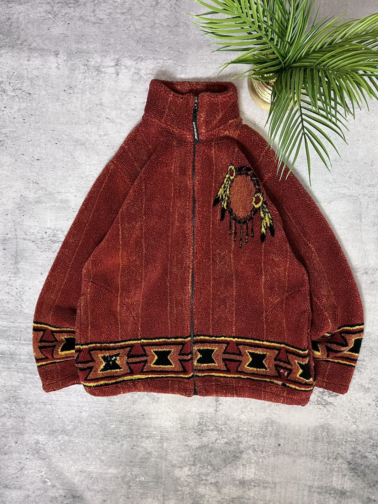 Vintage Vintage Animal Buffalo Warm Sherpa Fleece Size US M / EU 48-50 / 2 - 3 Thumbnail