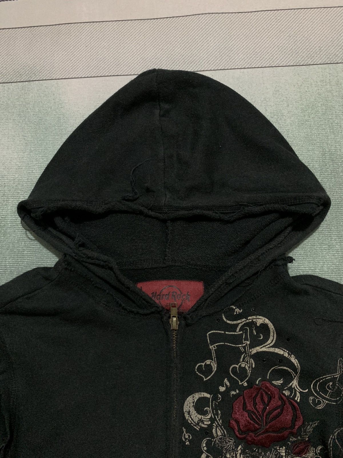 Hard Rock Cafe Y2K Hard Rock Cafe Saipan Ed Hardy Style Full Zip Hoodie Size S / US 4 / IT 40 - 7 Thumbnail
