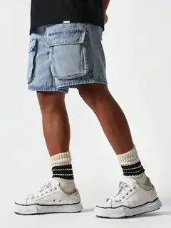Japanese Brand Miyahara x nji Jeans Denim Shorts Jorts Cargo Size US 34 / EU 50 - 4 Thumbnail