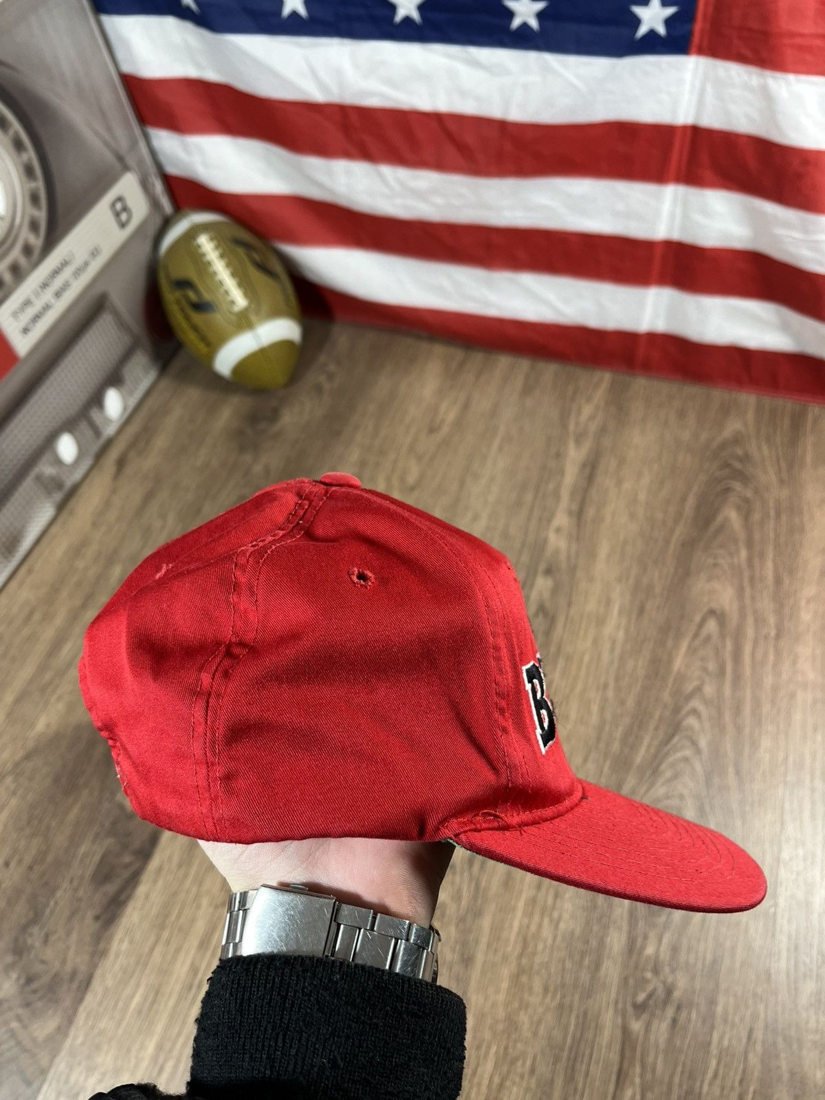 Vintage Vintage Starter Chicago Bulls 90s Hat Cap Size ONE SIZE - 2 Thumbnail