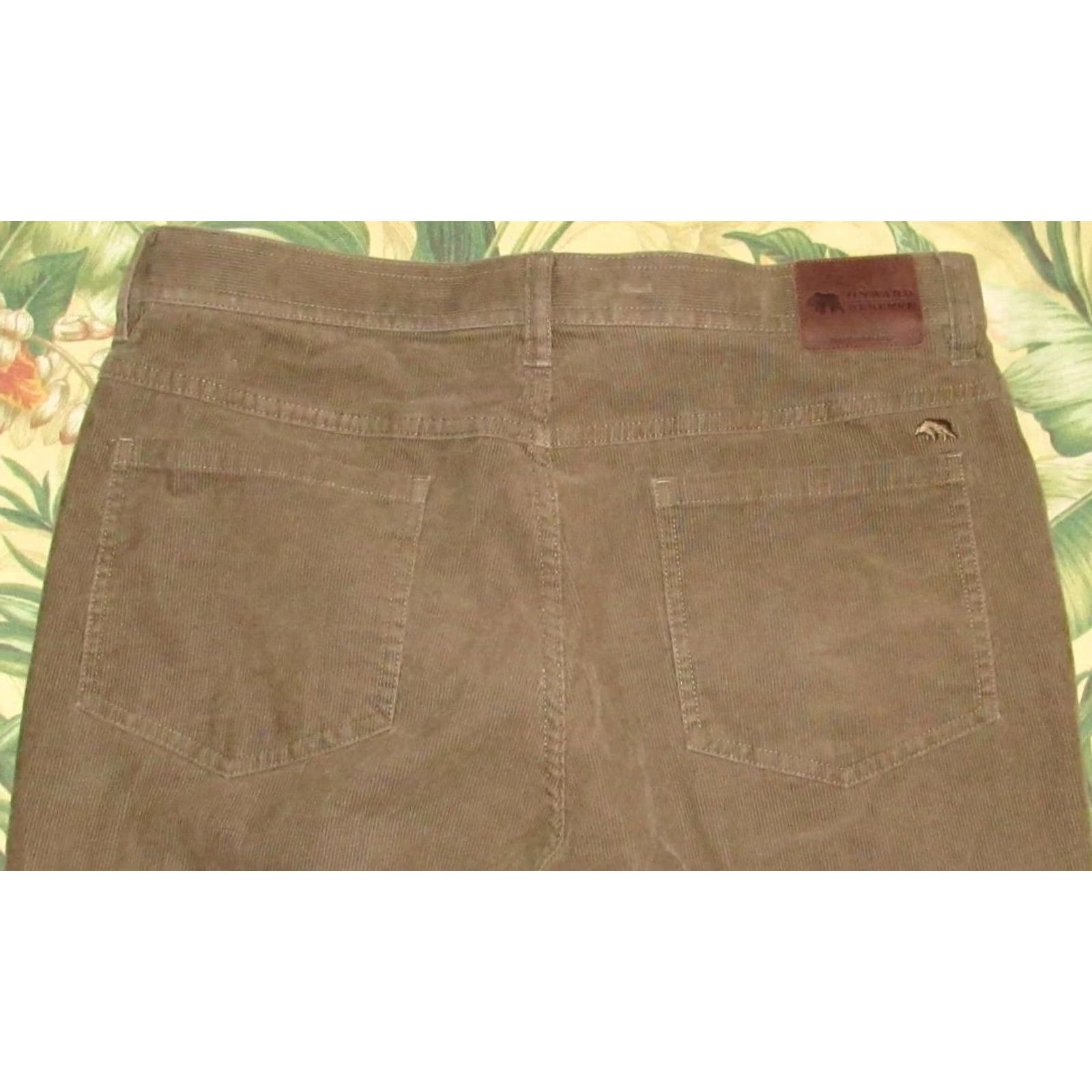 Vintage ONWARD RESERVE Brown Corduroy Pants 34 x 30 Shirt Mens 34x30 Brown Corduroy 98% Cotton 2% Spandex 30 Inseam Chino Vintage Event 90s Size US 34 / EU 50 - 4 Thumbnail
