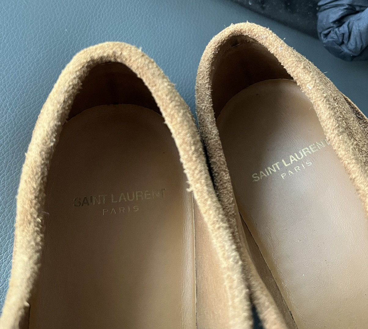Hedi Slimane × Saint Laurent Paris × Yves Saint Laurent Saint Laurent Runway Classic Suede Leather Shoes Limited Size US 10.5 / EU 43-44 - 12 Thumbnail