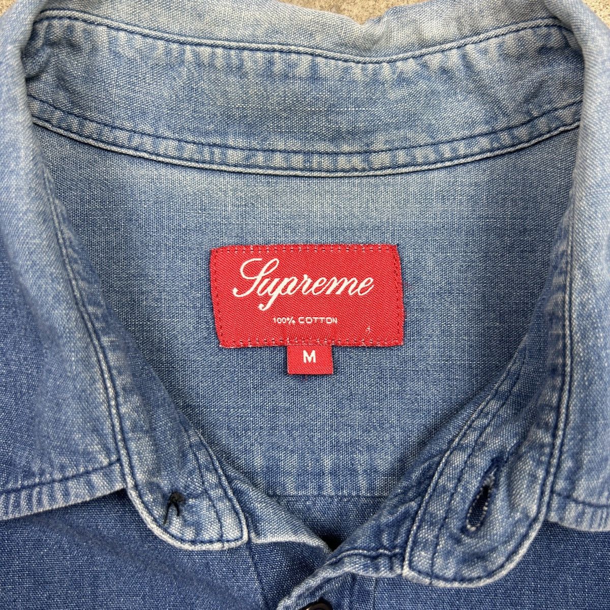 Supreme supreme western denim shirt Size US M / EU 48-50 / 2 - 10 Thumbnail