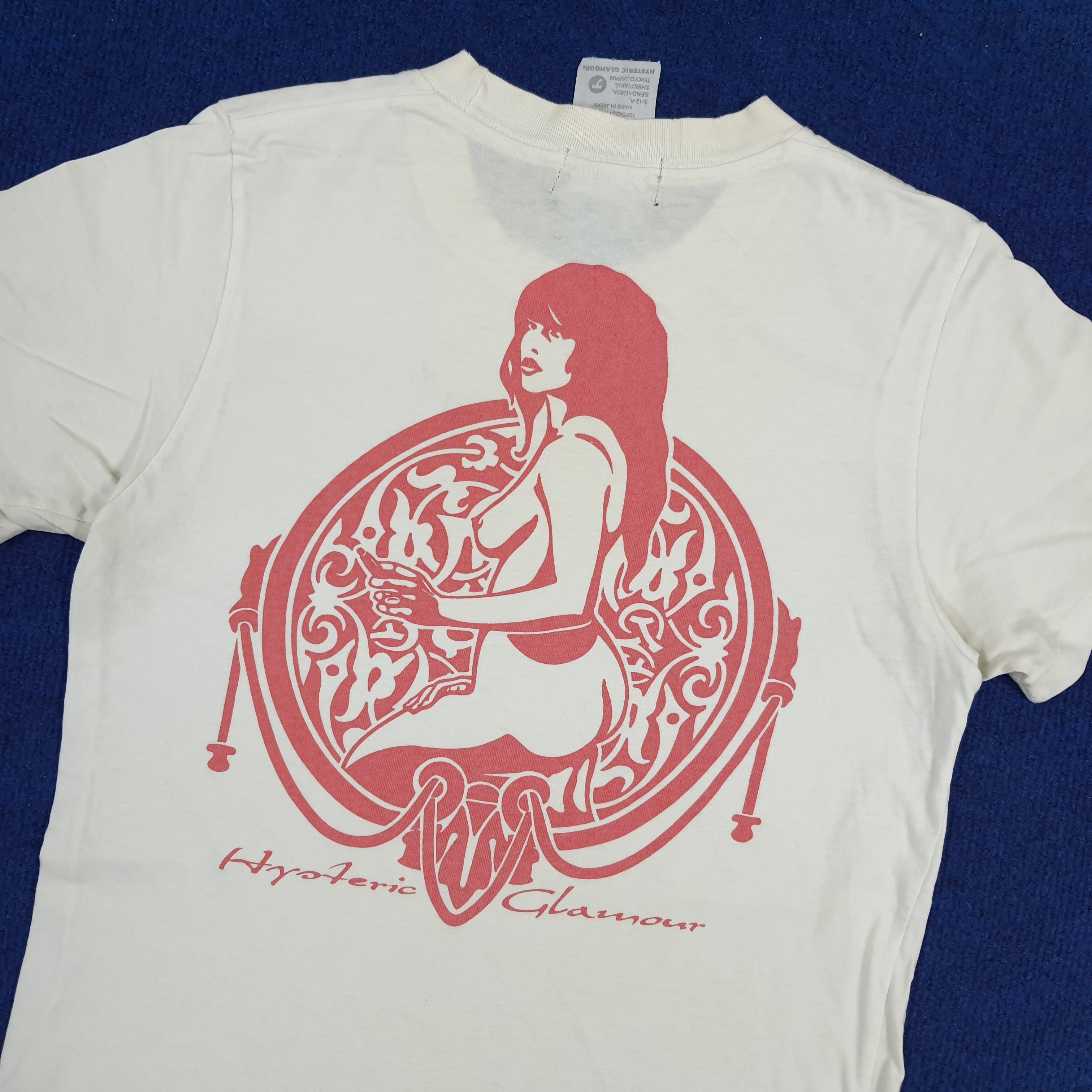 Hysteric Glamour × Japanese Brand × Vintage Vintage Hysteric Glamour Raw Power Japan Brand Tshirt Size US S / EU 44-46 / 1 - 2 Thumbnail
