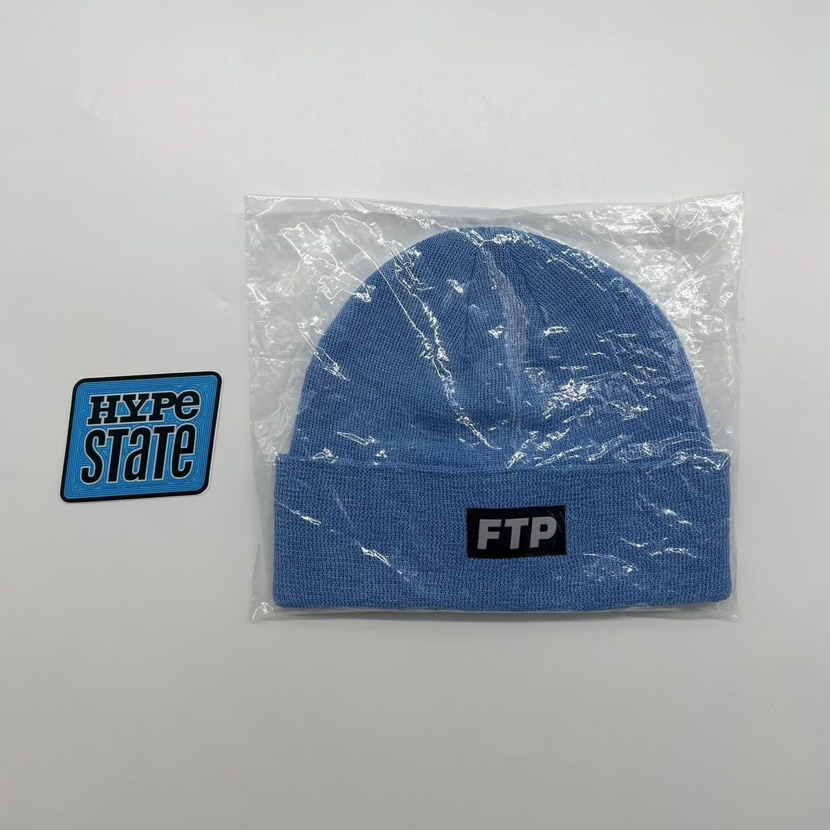Fuck The Population FTP Heat Sensitive Logo Beanie Powder Blue/White Size ONE SIZE - 1 Thumbnail