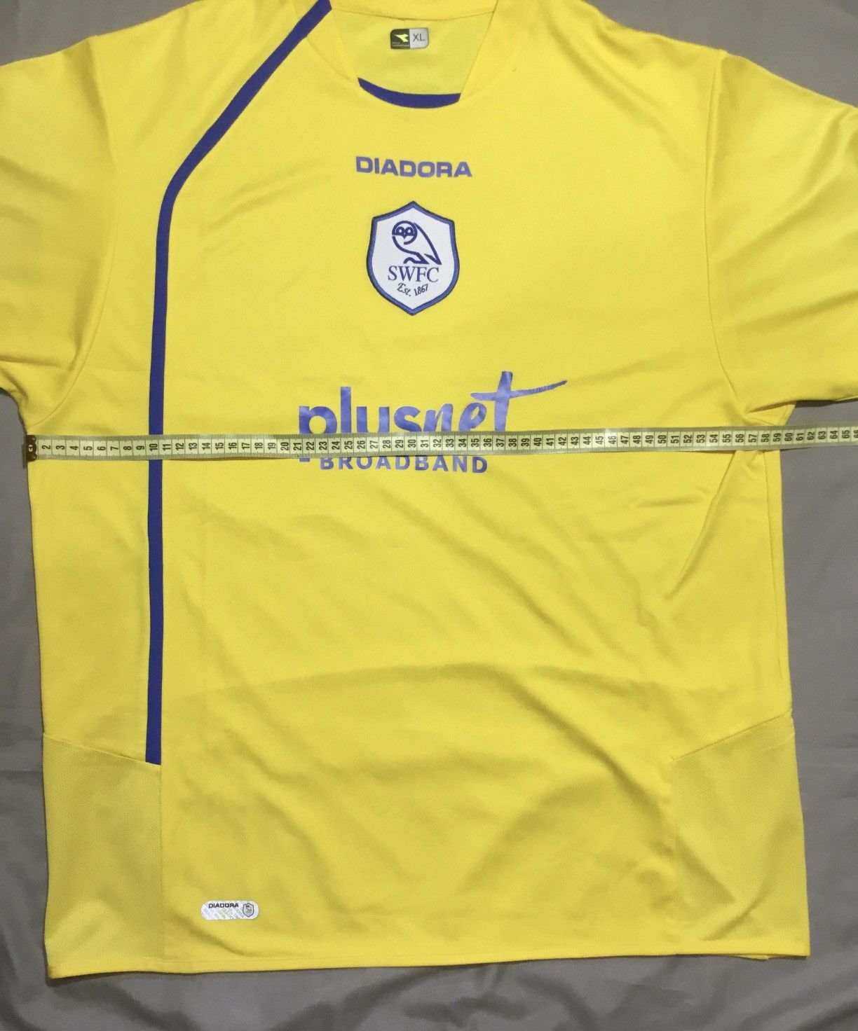 Diadora Sheffield Wednesday 2006/2007 home football shirt jersey XL Size US XL / EU 56 / 4 - 6 Thumbnail