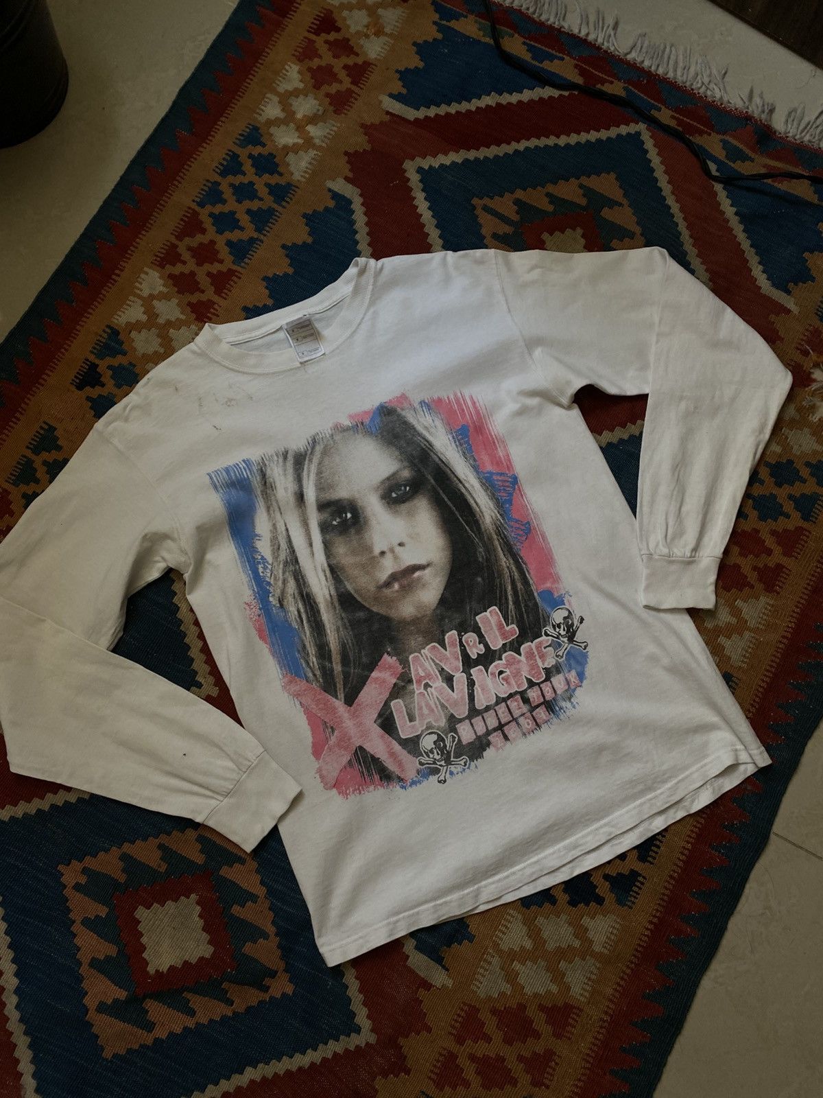 Vintage vintage avril lavinge 2004 t-shirt Size US L / EU 52-54 / 3 - 1 Thumbnail