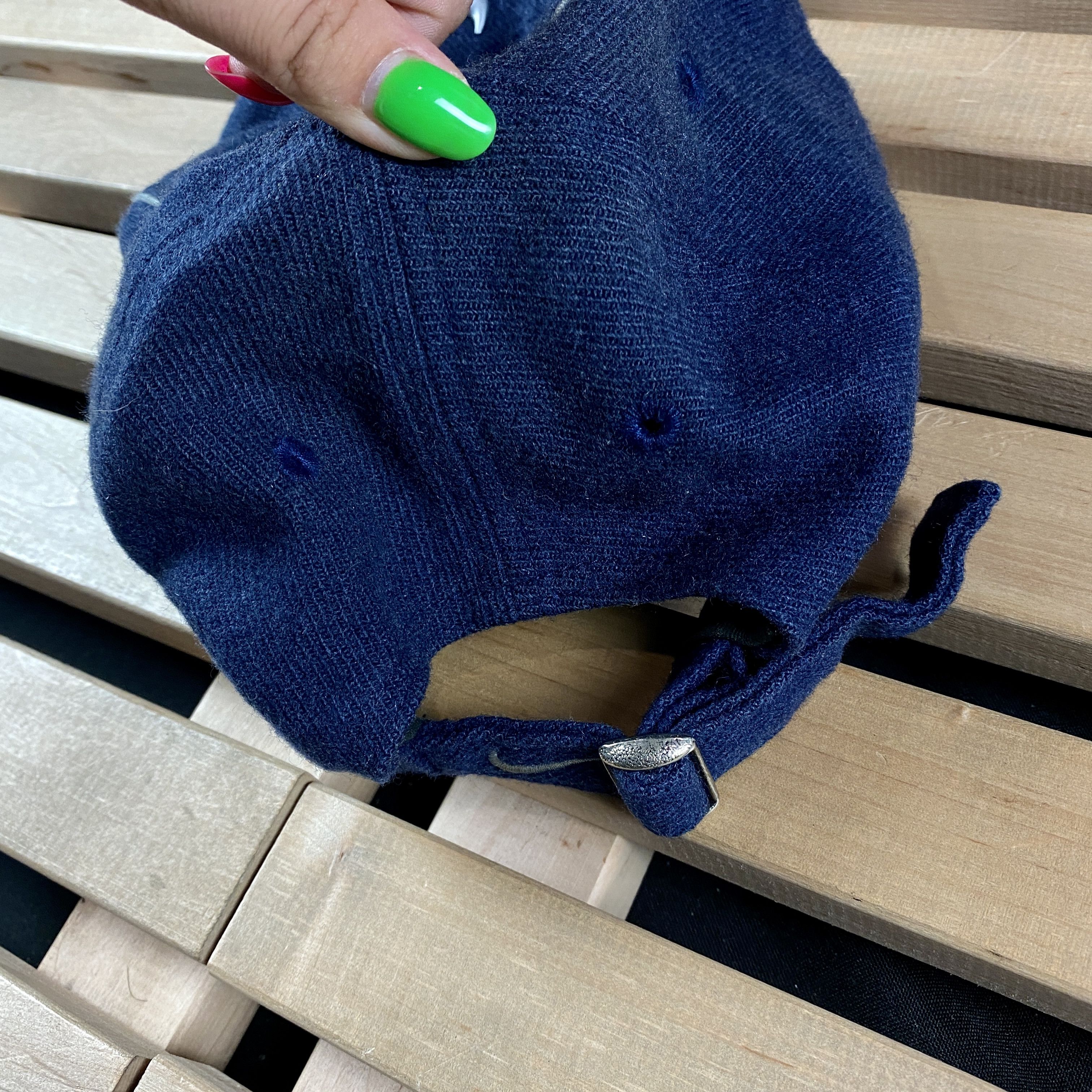 Nike × Vintage Mens Vintage Hat Cap Nike Swoosh 60% Wool 40% Acrylic Size ONE SIZE - 6 Thumbnail