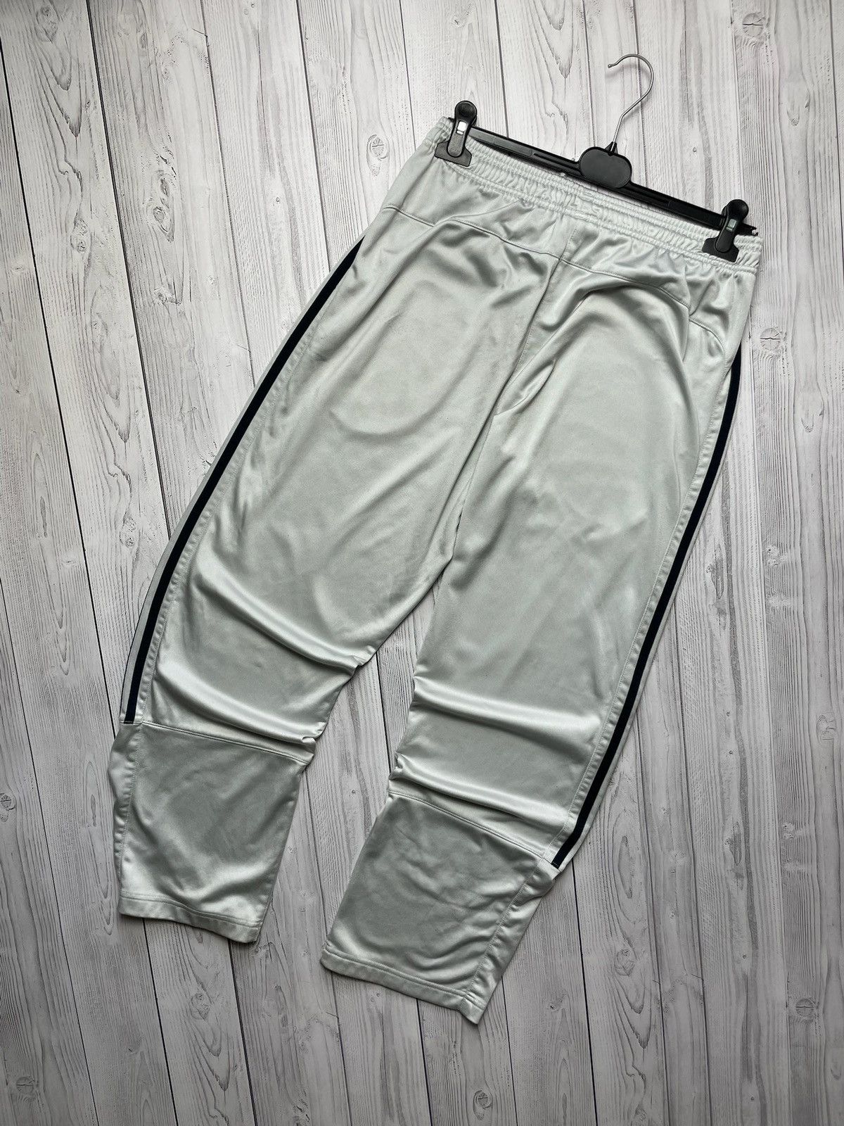 Other Vintage adidas pants Y2K drill joggers size M silver rare Size US 32 / EU 48 - 7 Thumbnail