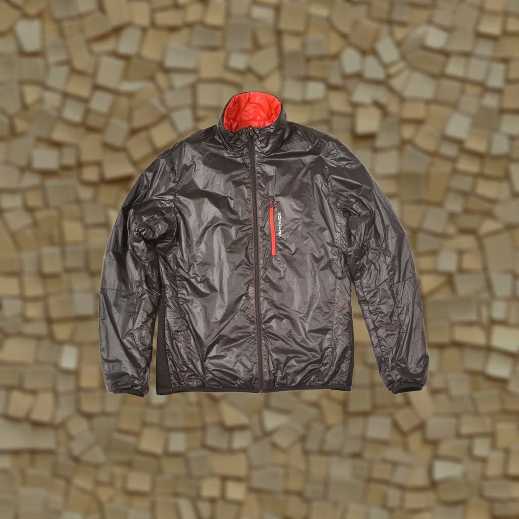 ORTOVOX Ortovox TirolWool Reversible Jacket Lavalan Washable Wool Size Mens M Black Windbreaker Reversible Mens M Size US M / EU 48-50 / 2 - 1 Thumbnail