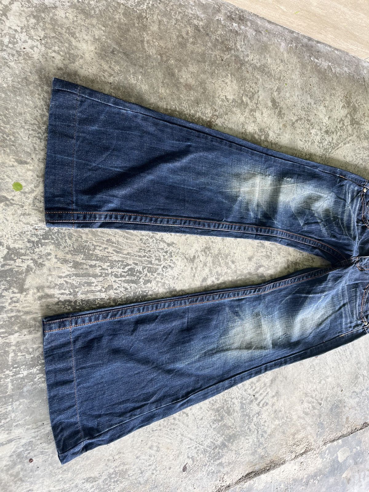 Japanese Brand × Vintage Flare Red Pepper Denim Size US 30 / EU 46 - 6 Thumbnail