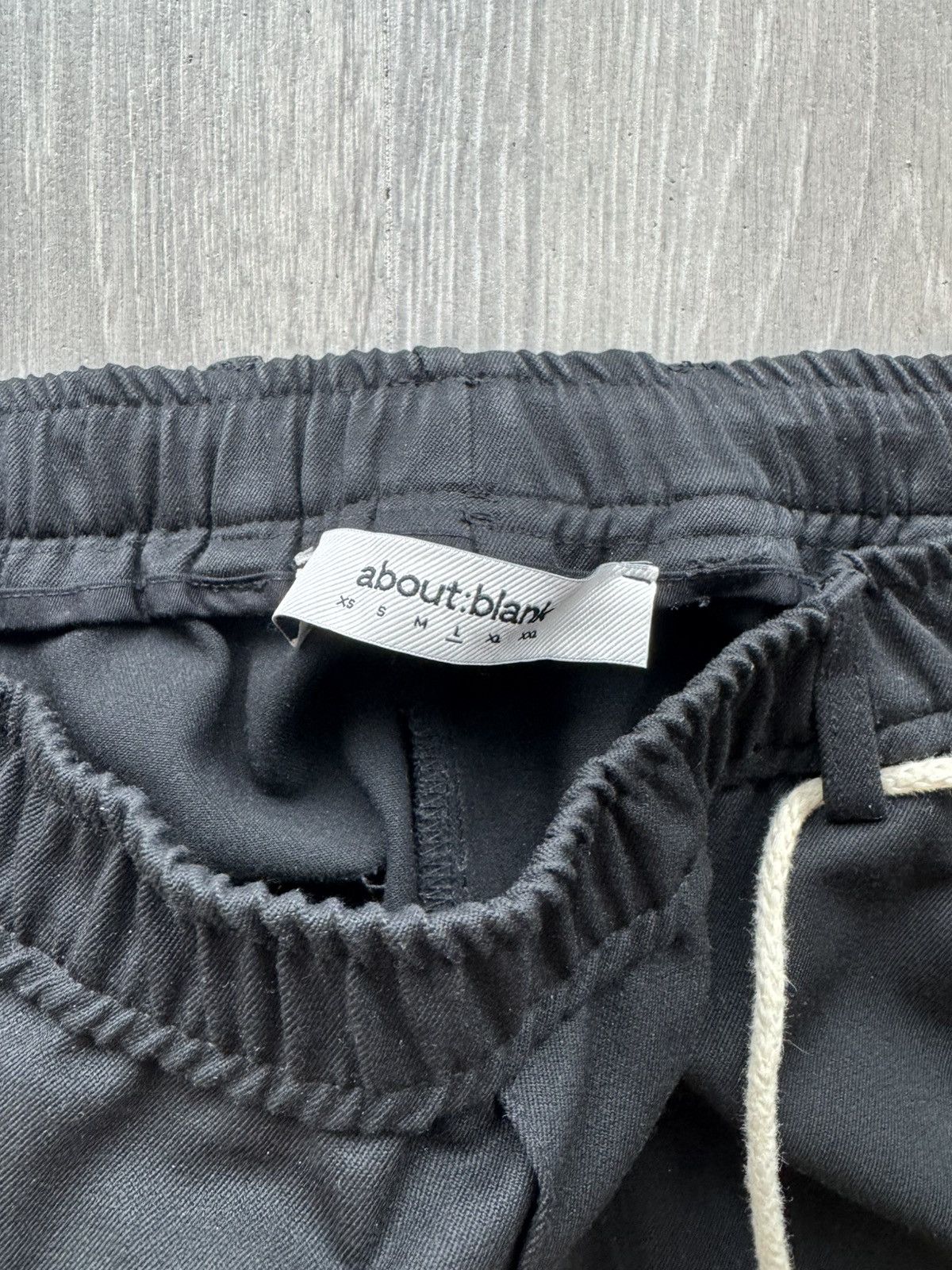 About:Blank about:blank Black Cropped Trousers Size US 34 / EU 50 - 3 Thumbnail
