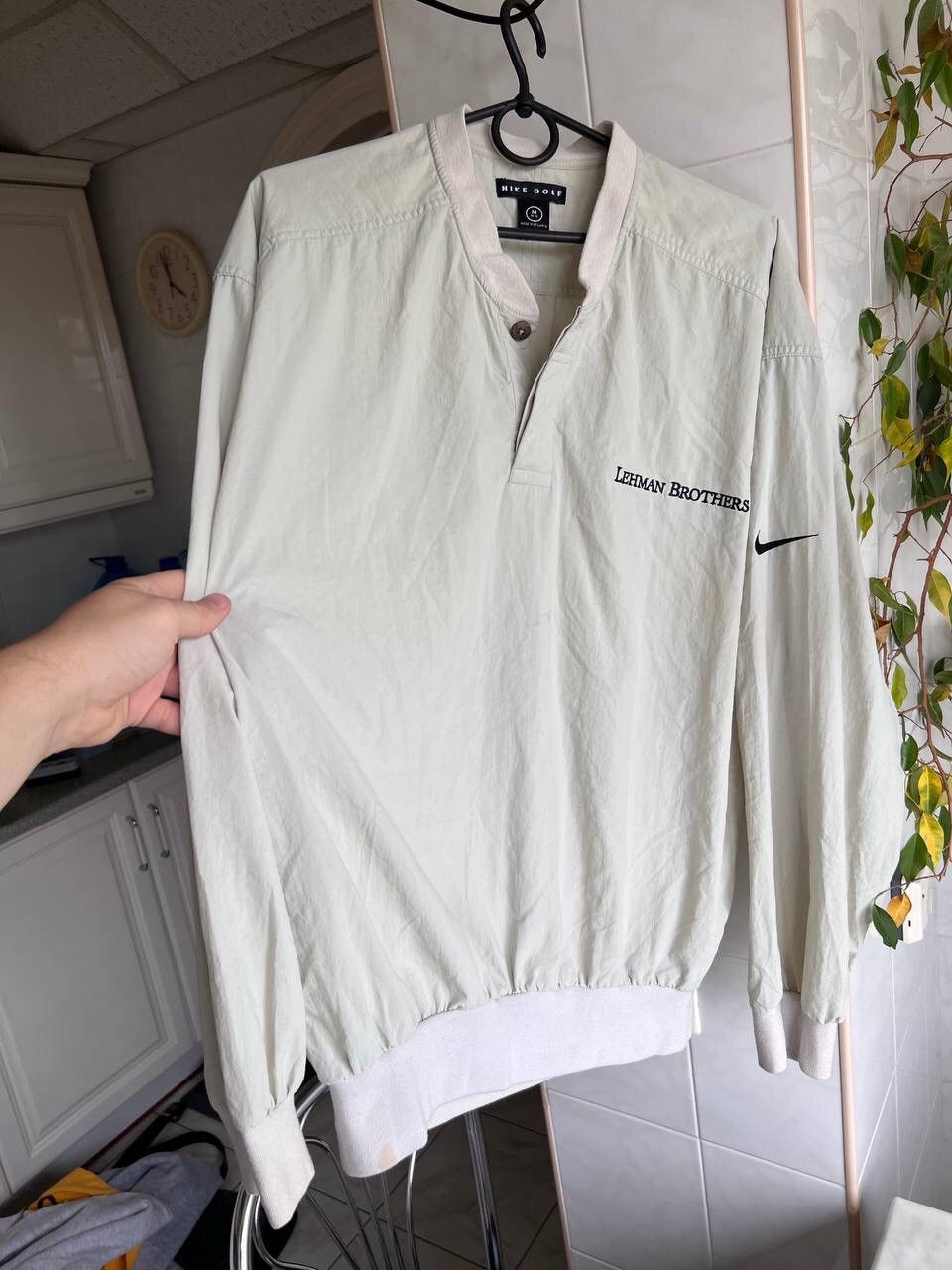 Nike Vintage Nike Golf Lehman brothers nylon crewneck sweatshirt Size US L / EU 52-54 / 3 - 15 Thumbnail