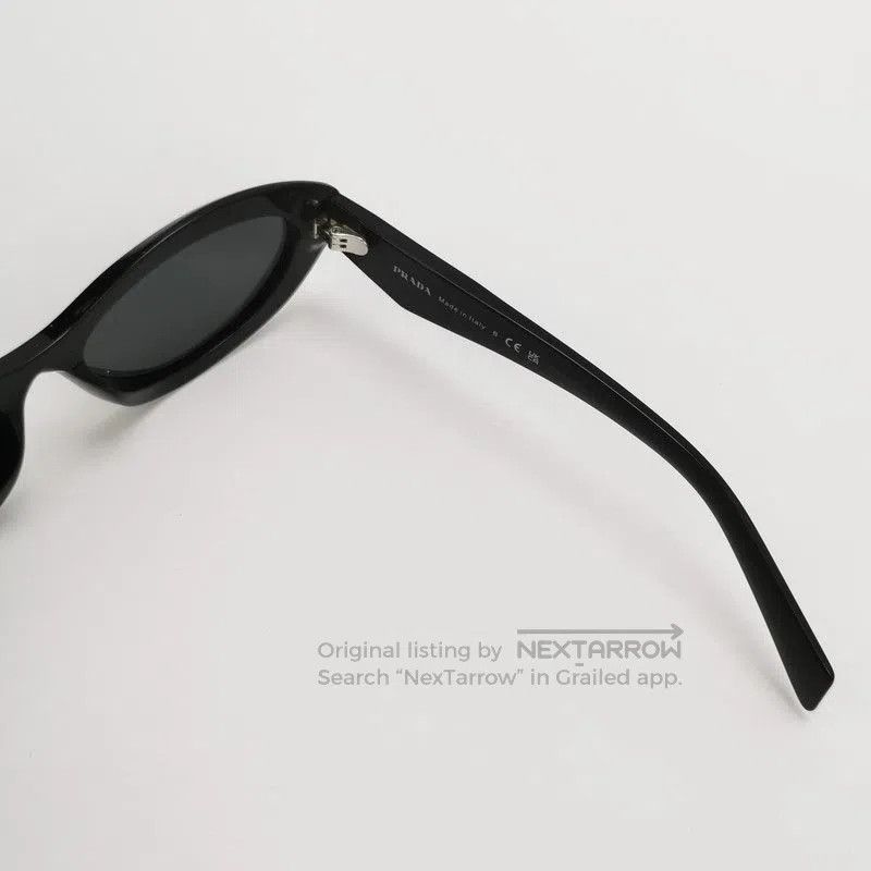Prada Prada Black Full Frame Logo Sunglasses. Size ONE SIZE - 5 Thumbnail