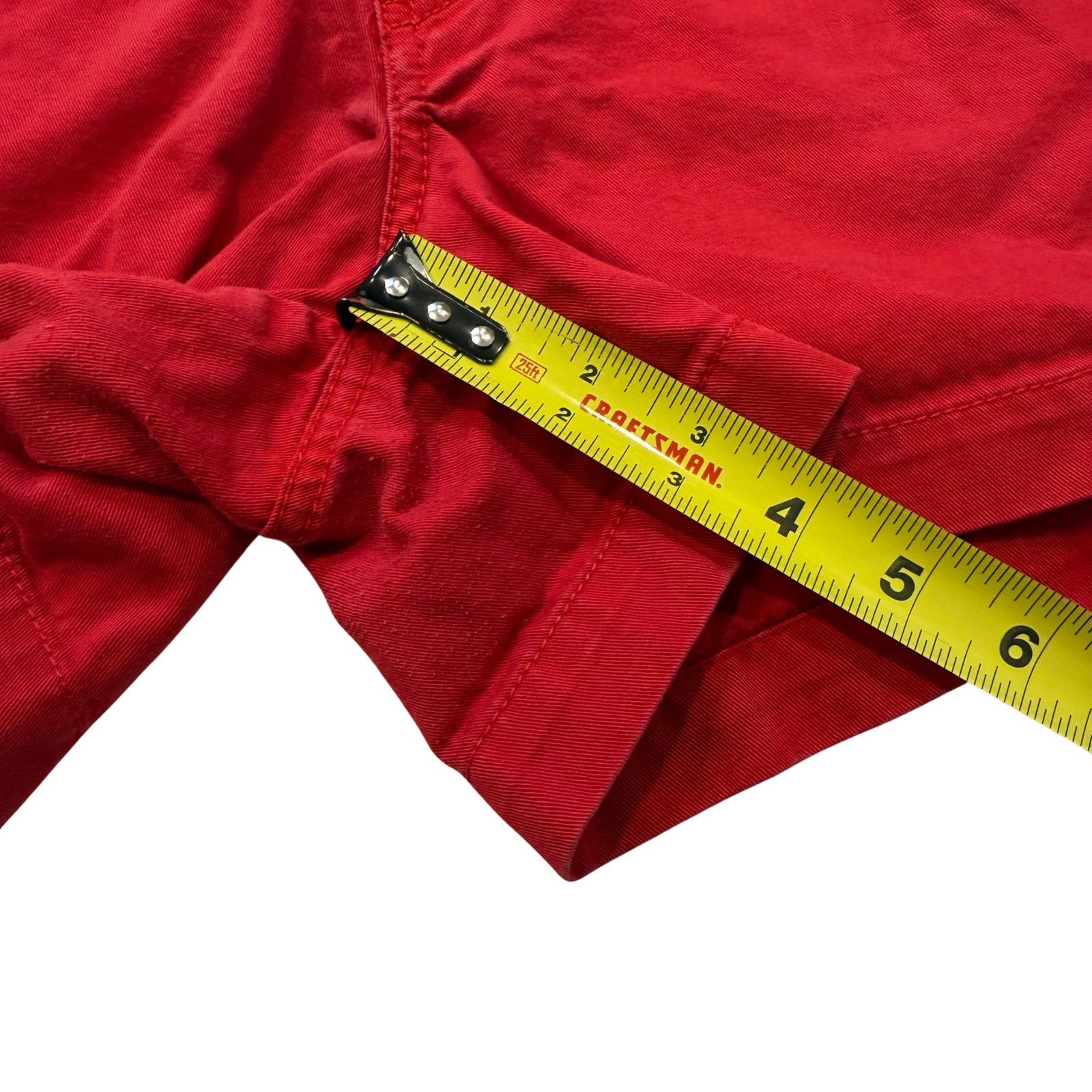 Vintage Vintage Austin Clothing Co. Red Button Tie Fly Shorts Size 36" / US 14 / IT 50 - 7 Thumbnail