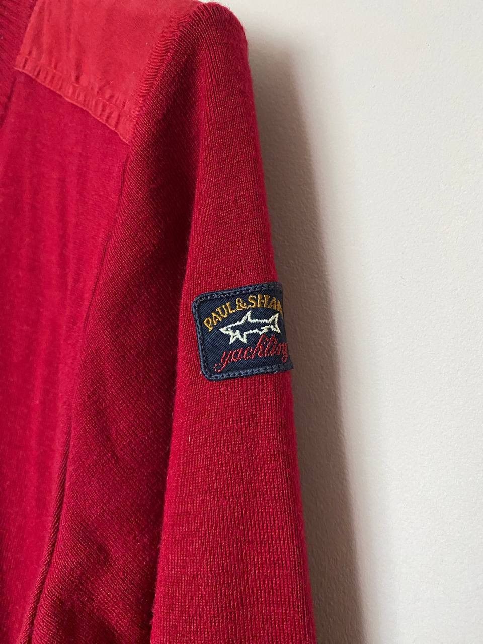 Paul & Shark RRP 530$ PAUL& SHARK WOOL FULL ZIP SWEATER WITH ICONIC BADGE Size US M / EU 48-50 / 2 - 2 Thumbnail
