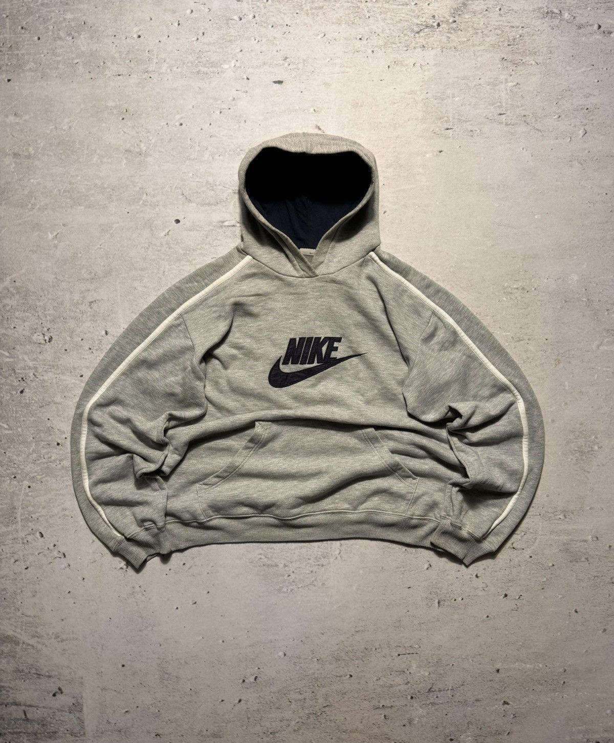Nike × Vintage NIKE VINTAGE CENTER LOGO OVERSIZE BOXY HOODIE Size US L / EU 52-54 / 3 - 1 Thumbnail